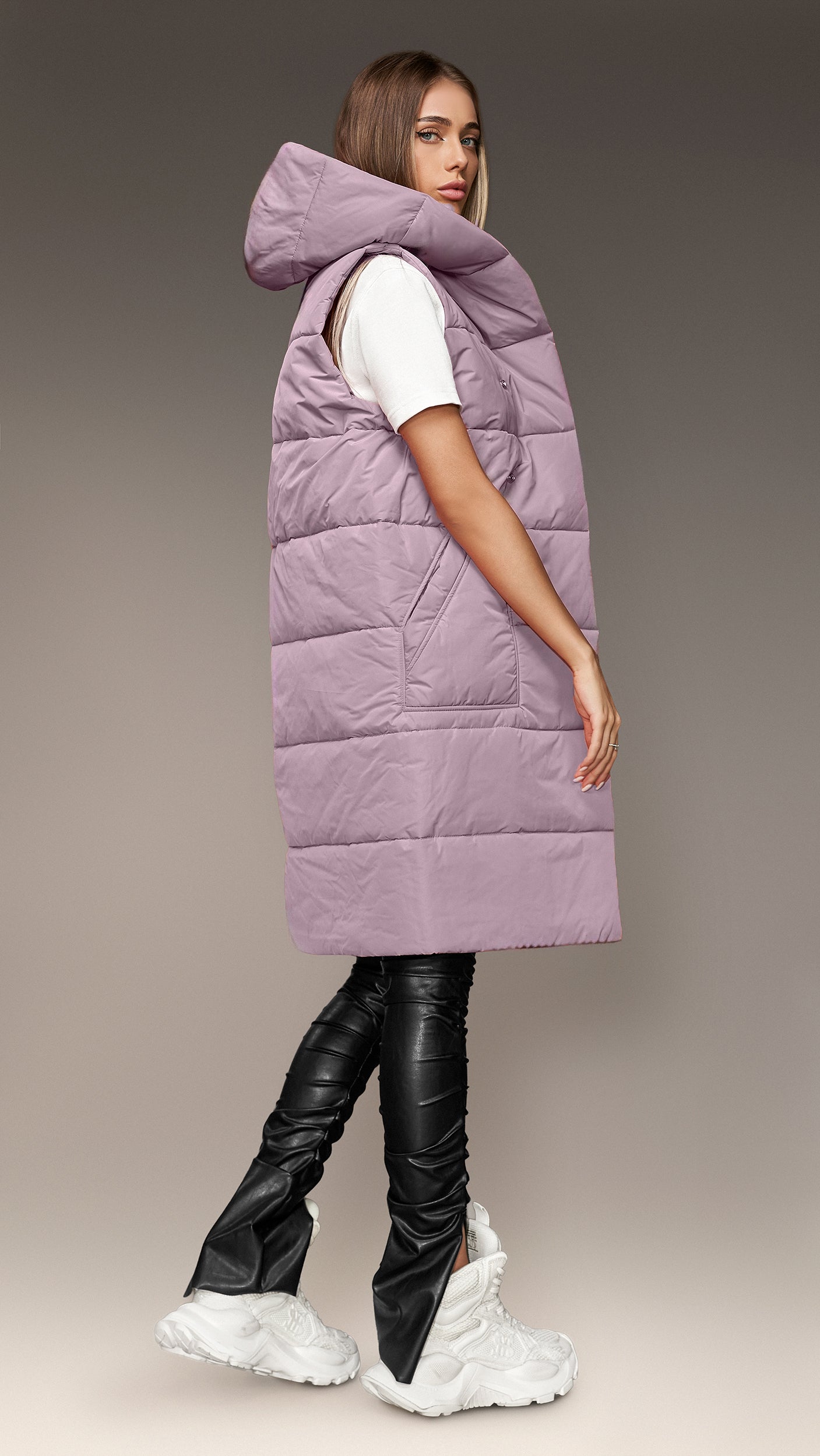 Długa kamizelka - V24005