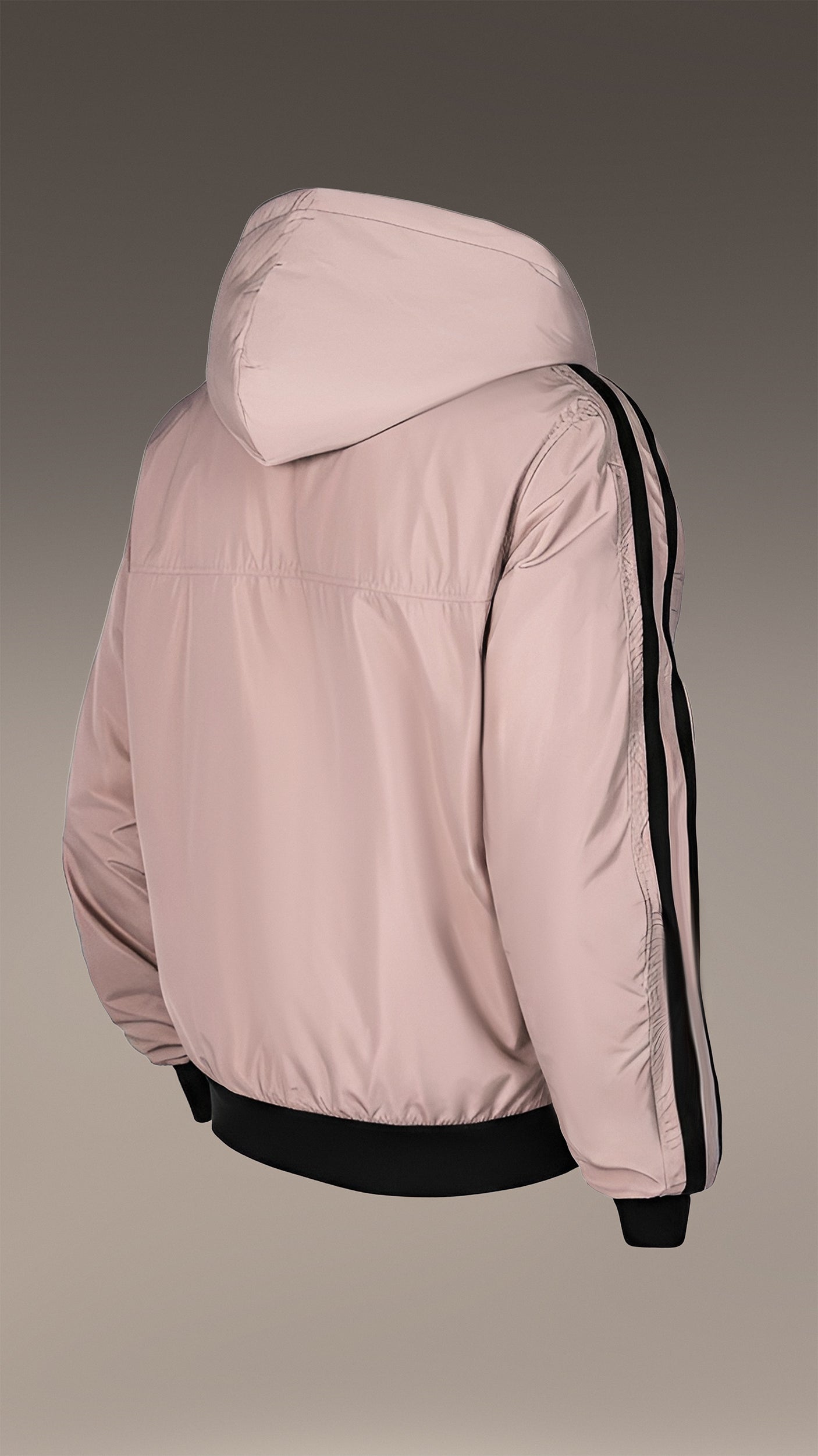 Bluza z kapturem w paski - H14117