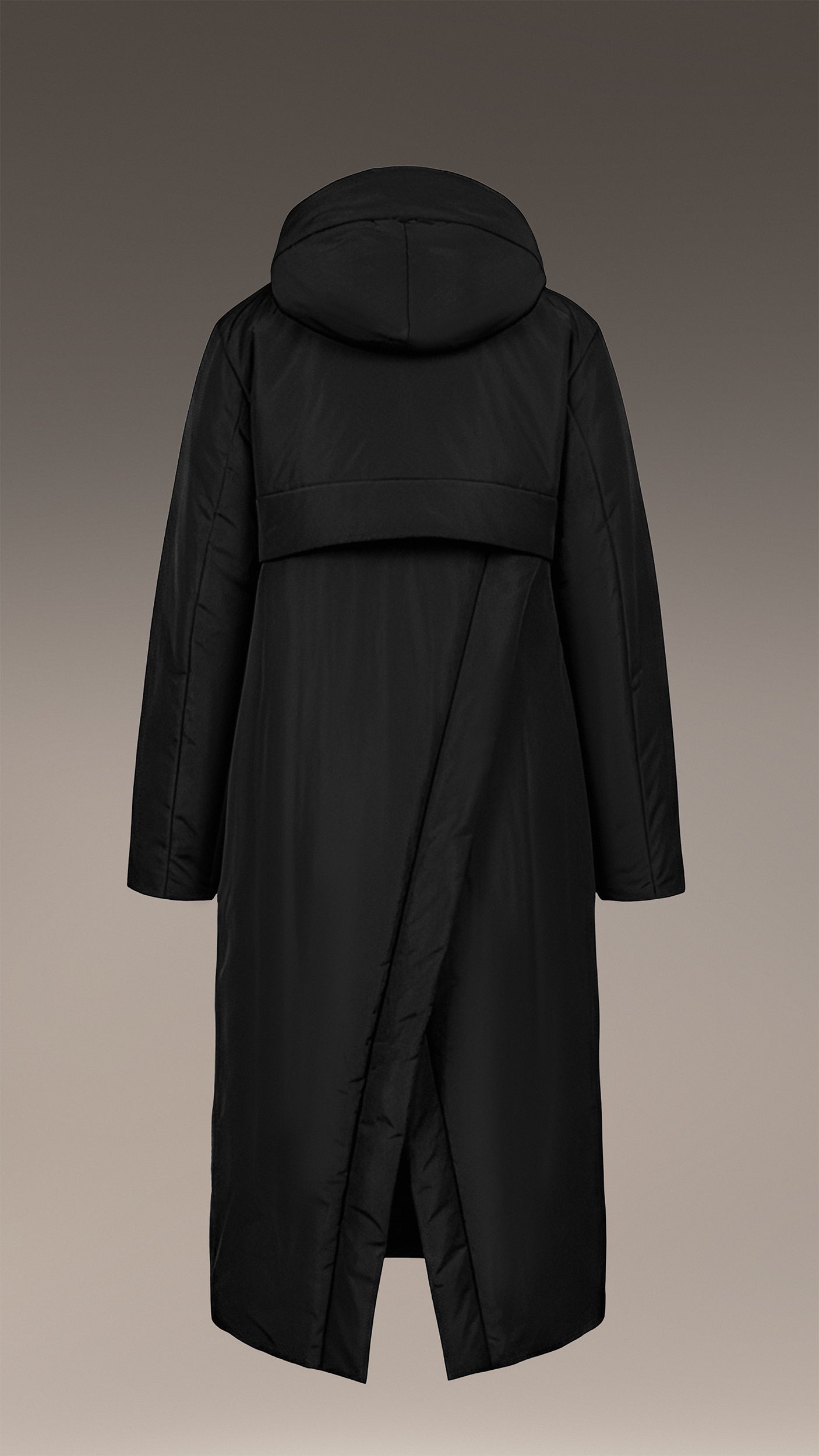 Back split parka jacket - J24022