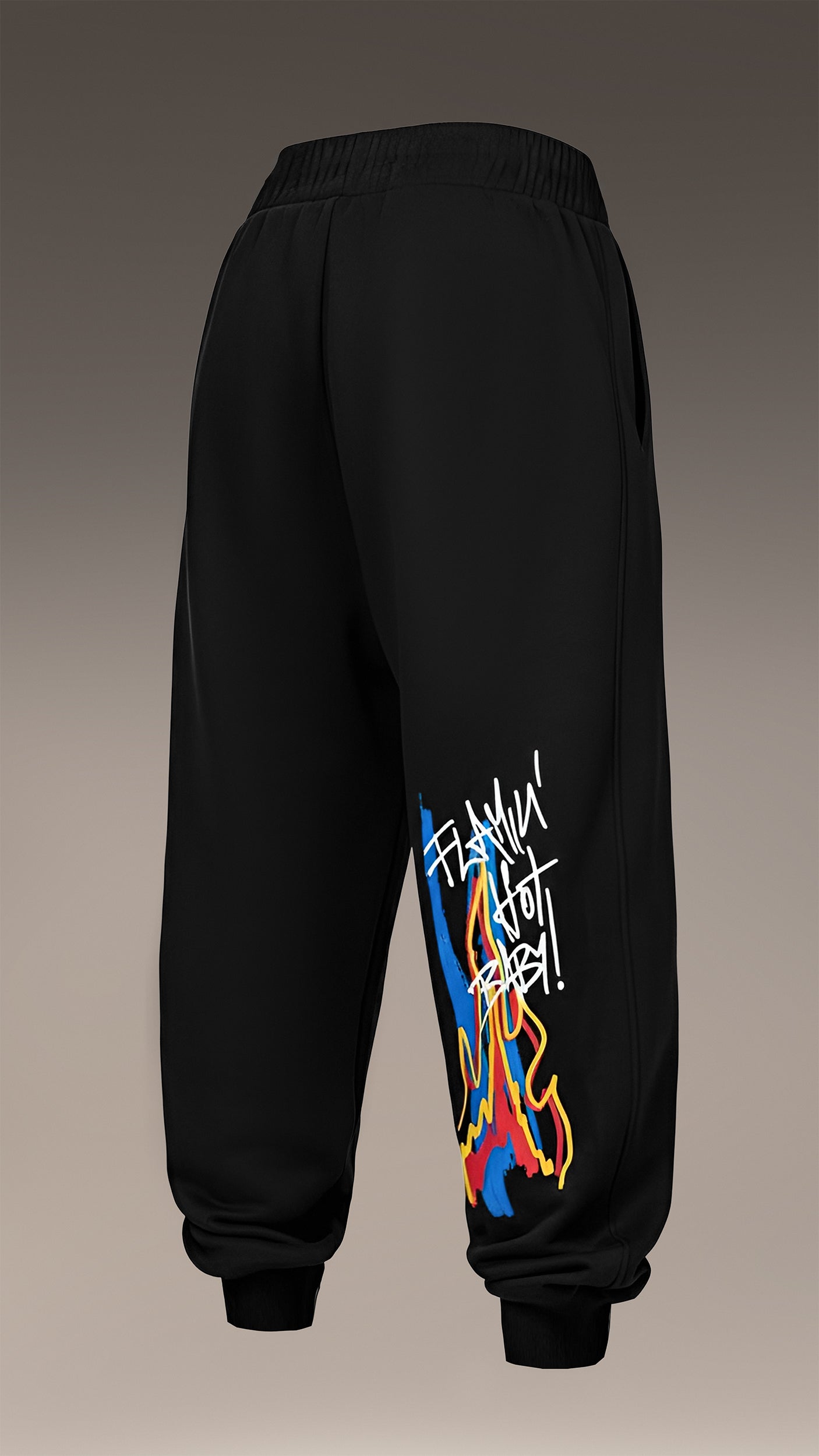 Luźne spodnie joggery - P14885