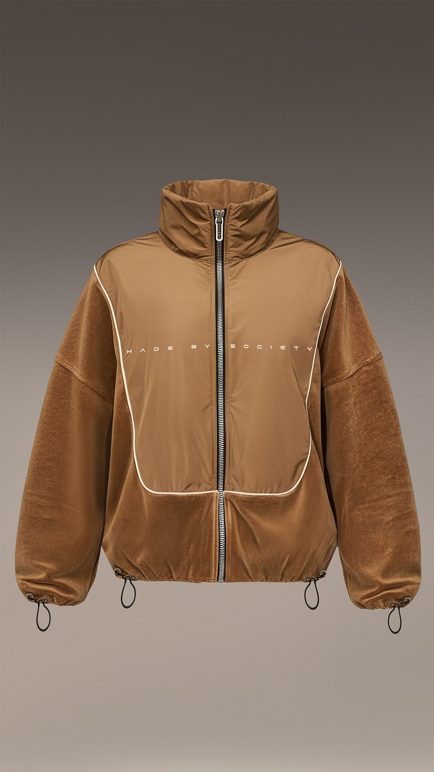 Bluza z kapturem z aksamitu - H26750