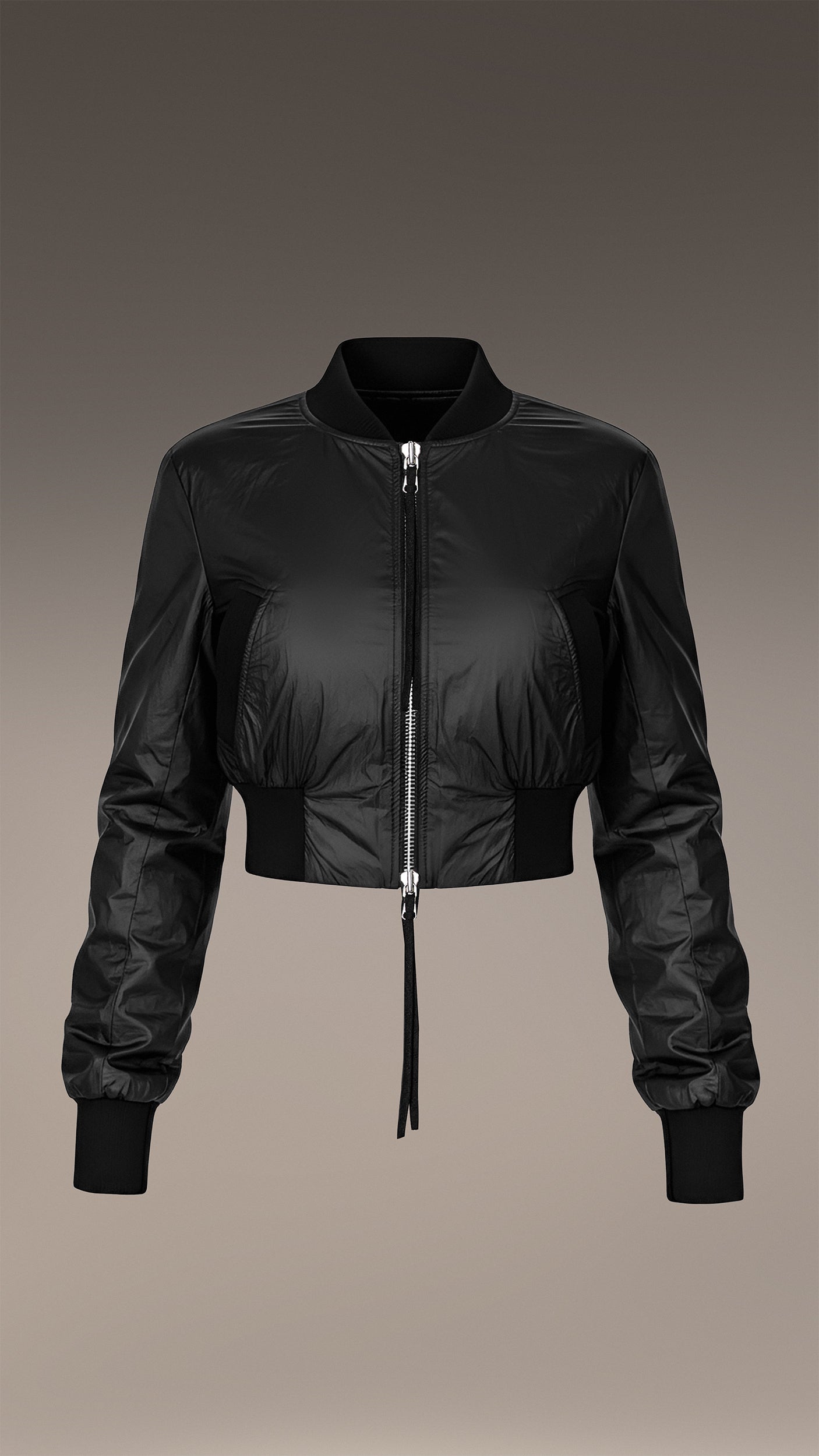 Papierowa kurtka bomberka - J21183