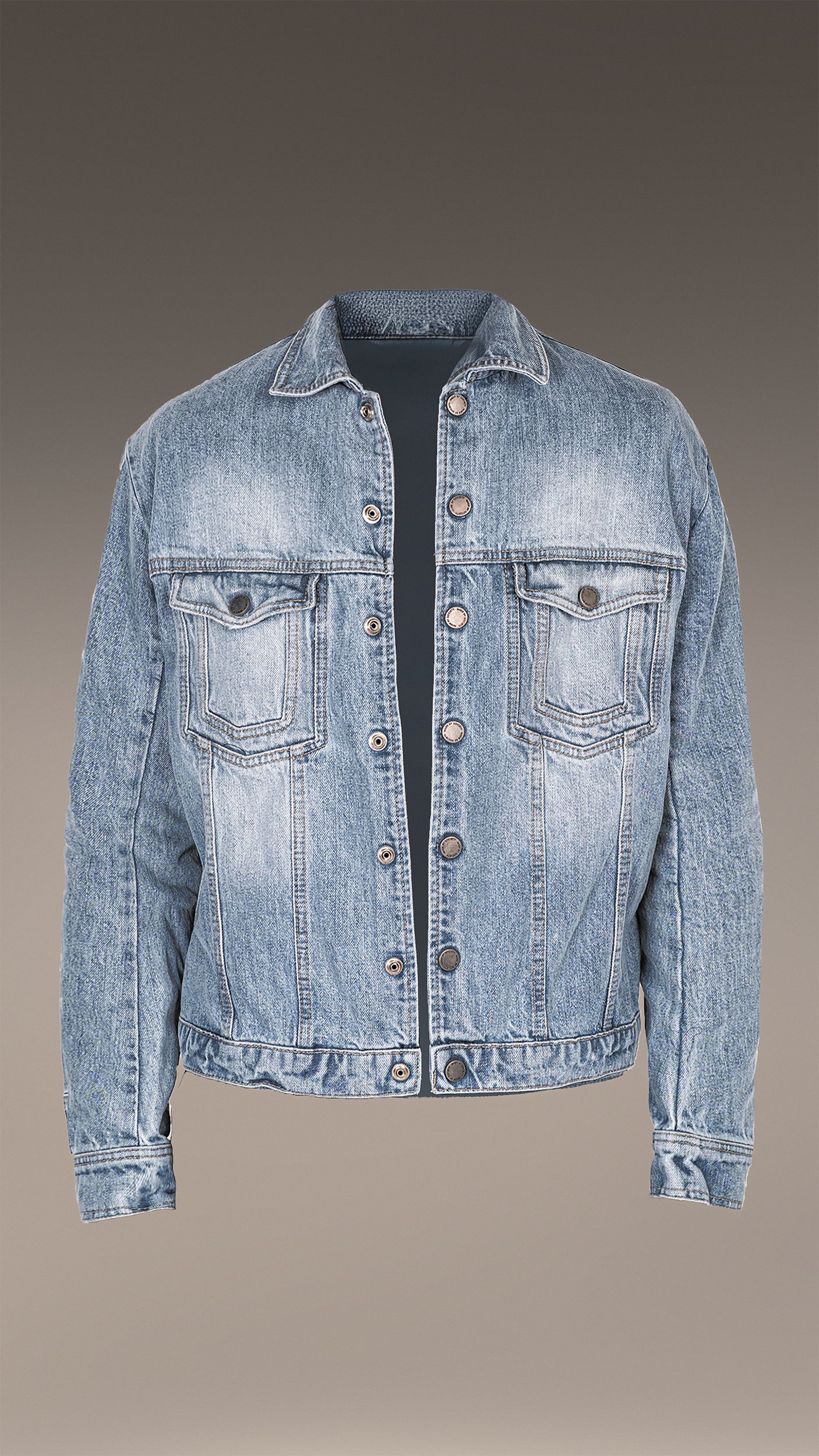 Krótka jasna kurtka dżinsowa - J13280