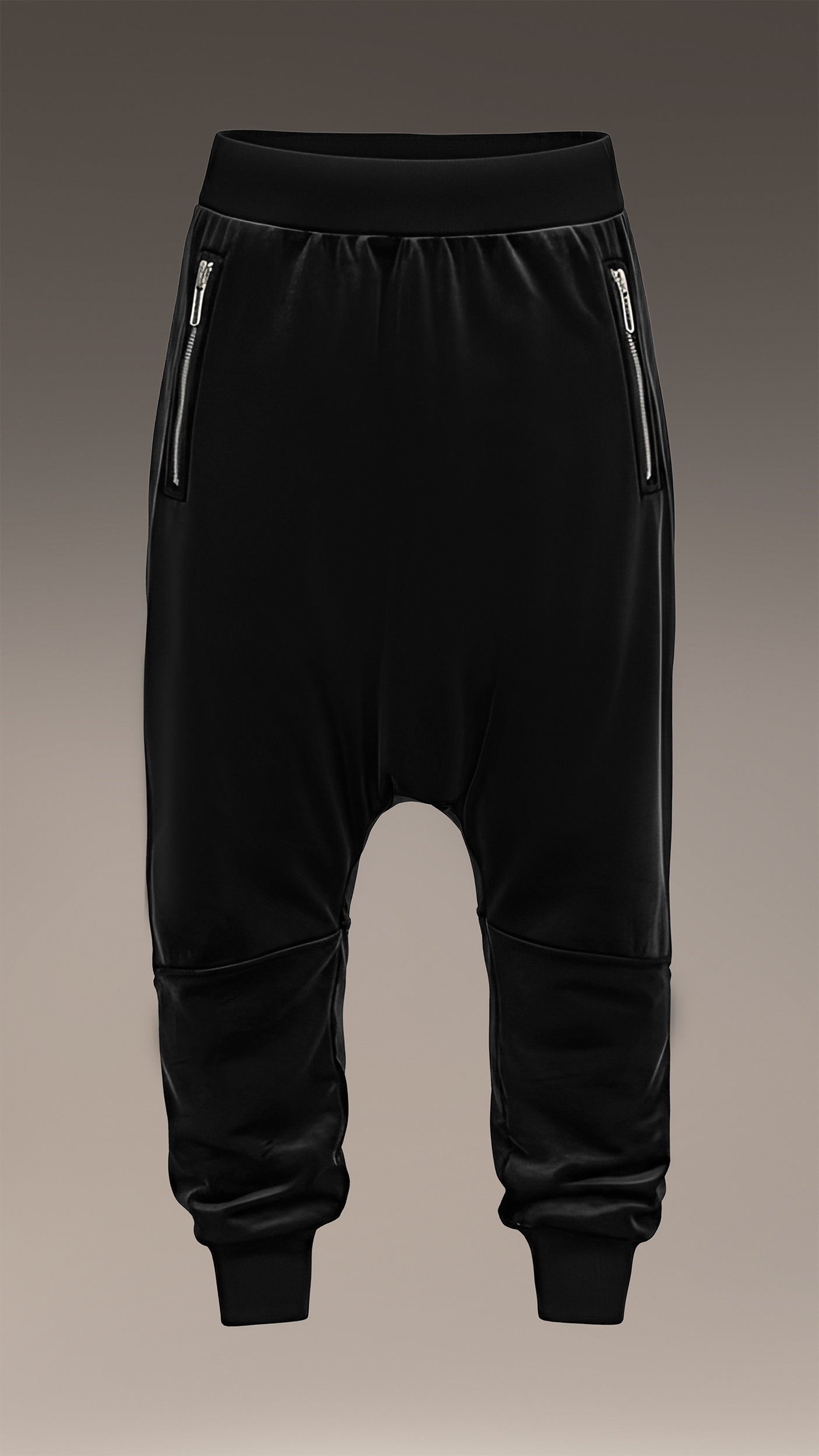 Welurowe spodnie jogger - P13191