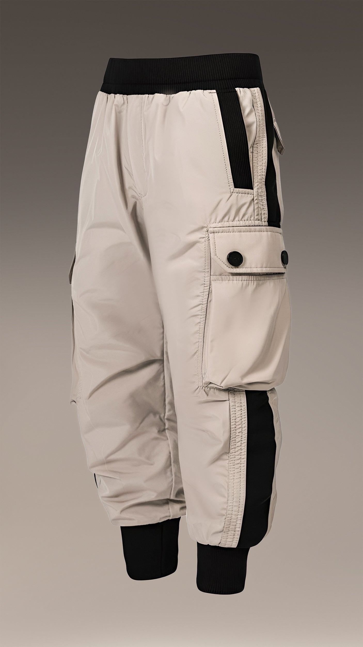 Spodnie cargo z ćwiekami - P34563