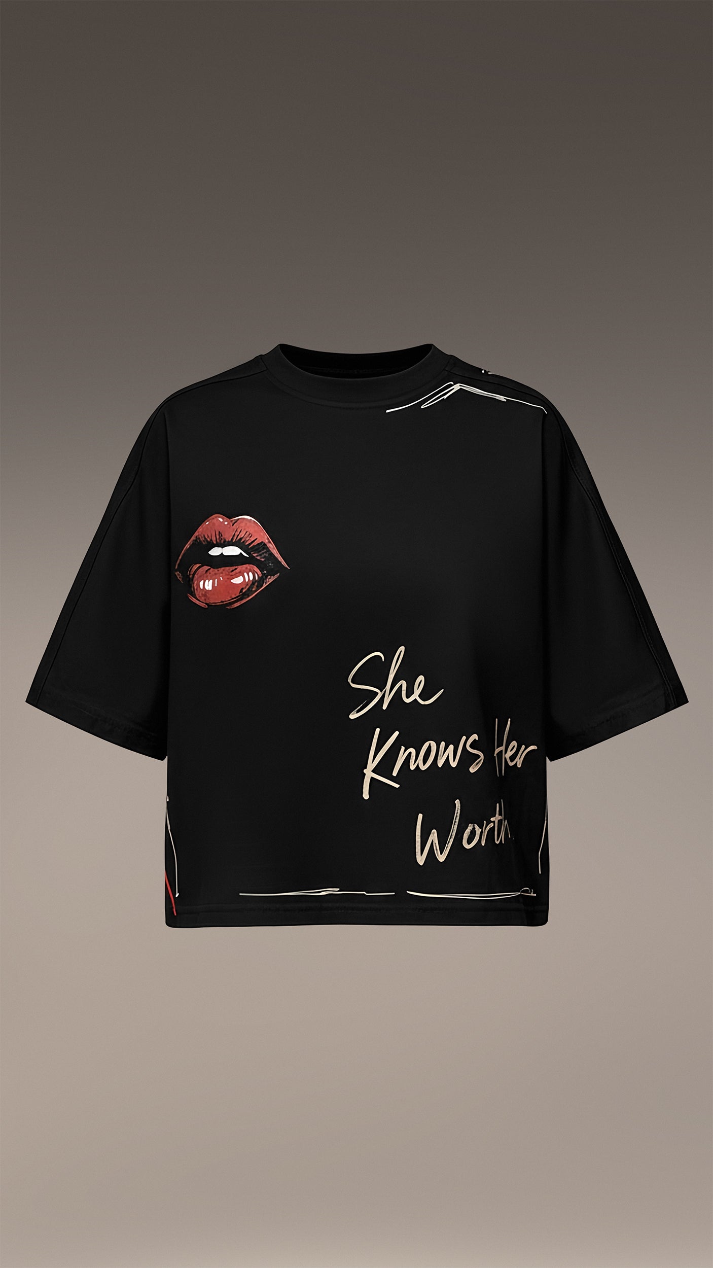 Koszulka "She Knows Her Worth” - T26991
