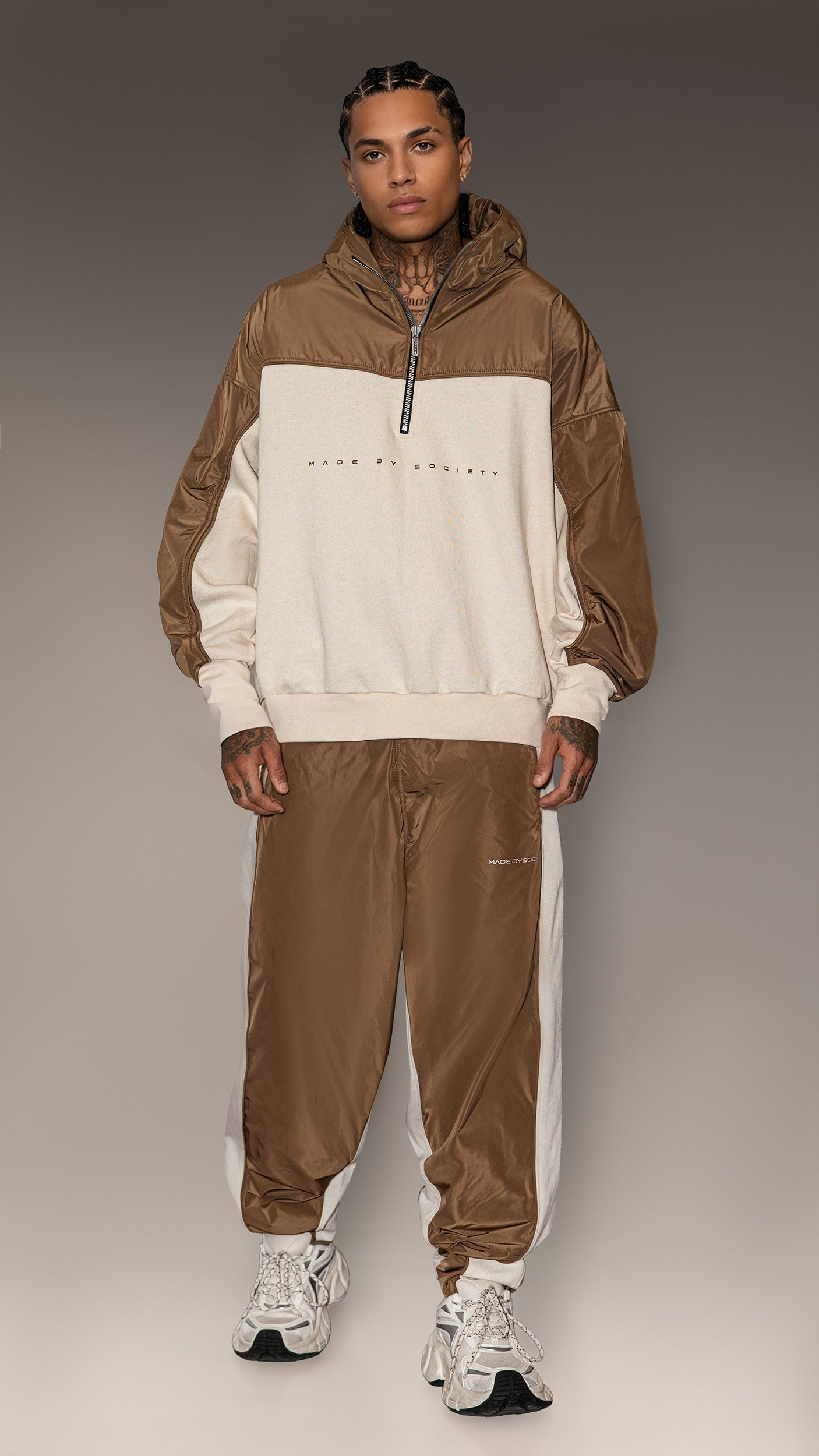 Bluza z kapturem „MADE BY SOCIETY” - H16784