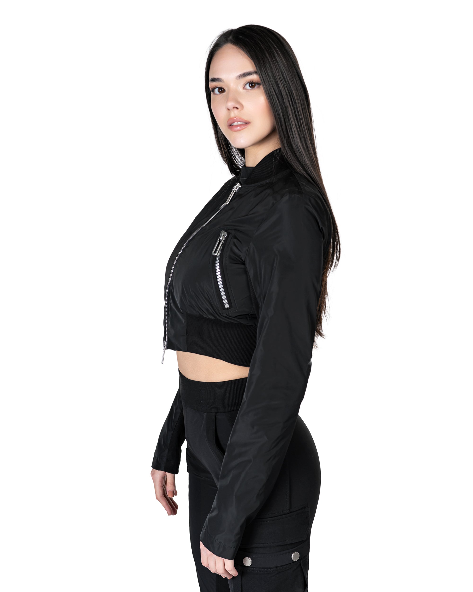 Kurtka bomber zapinana na zamek - J22163