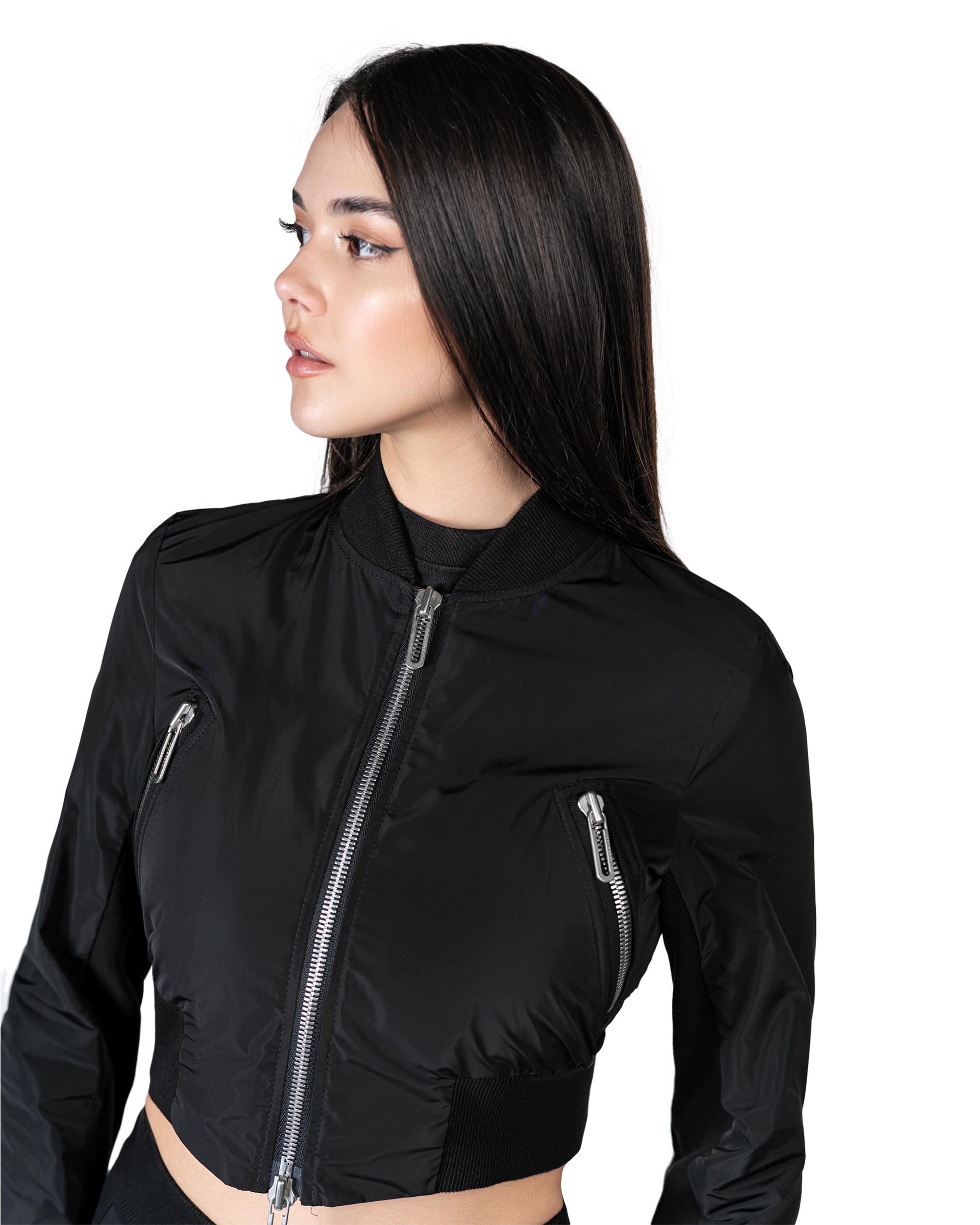 Kurtka bomber zapinana na zamek - J22163