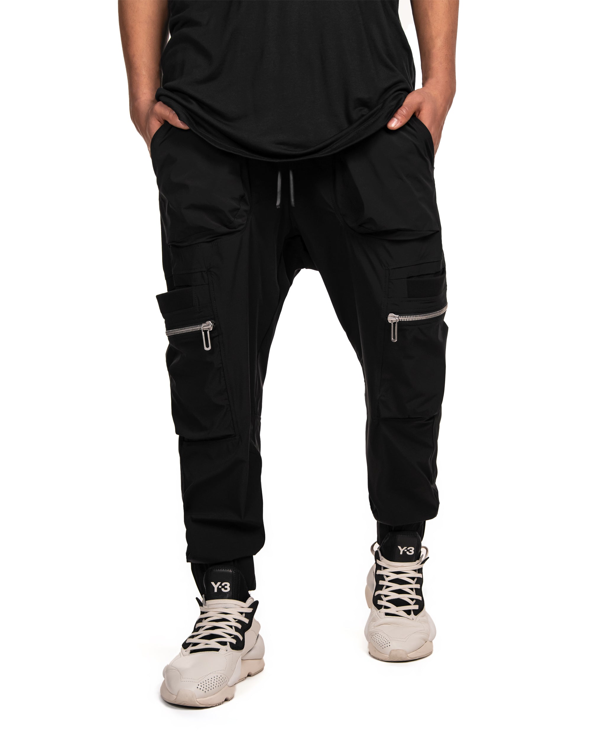 Patch cargo pants - P11788