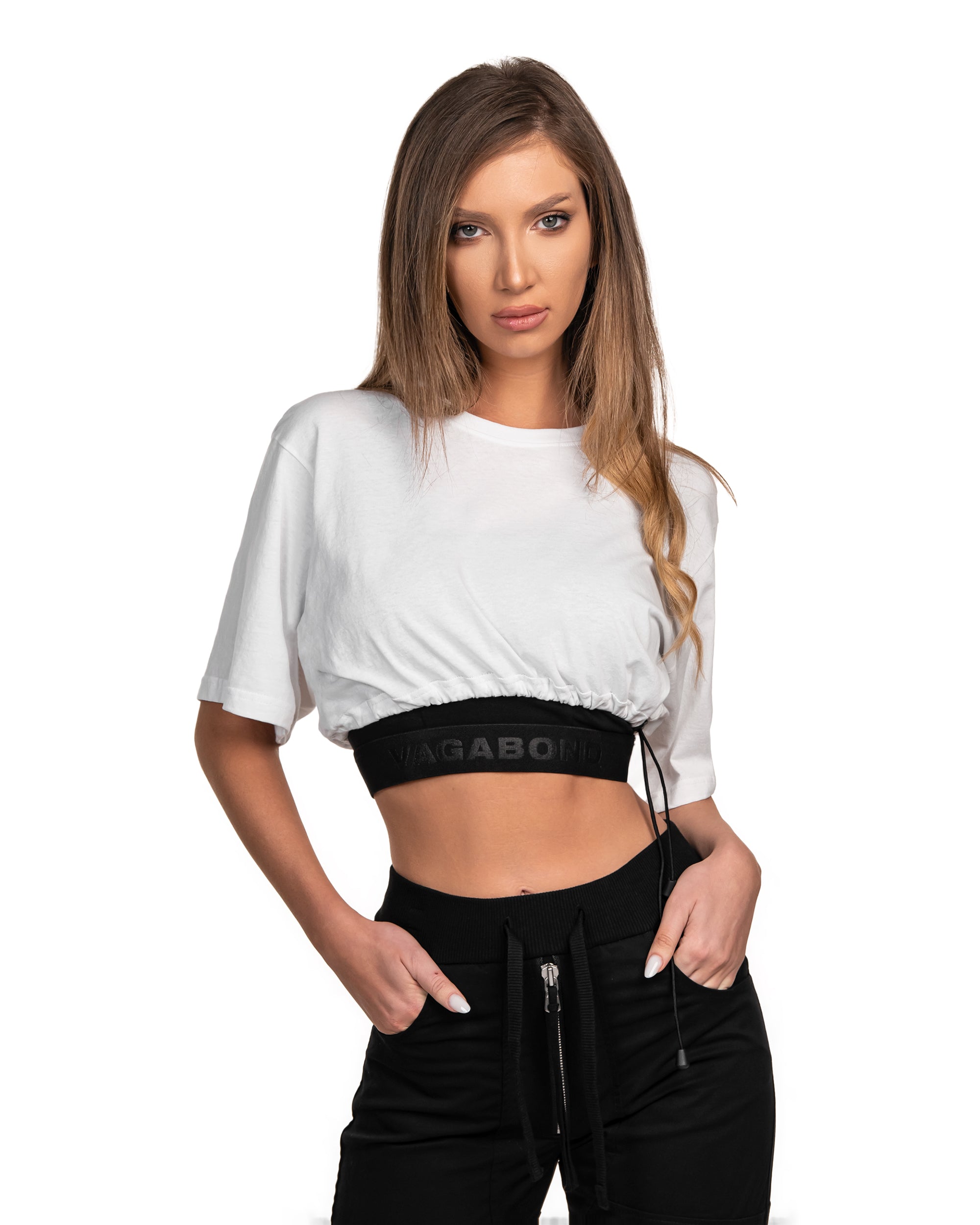 Oversized crop t-shirt - T21188