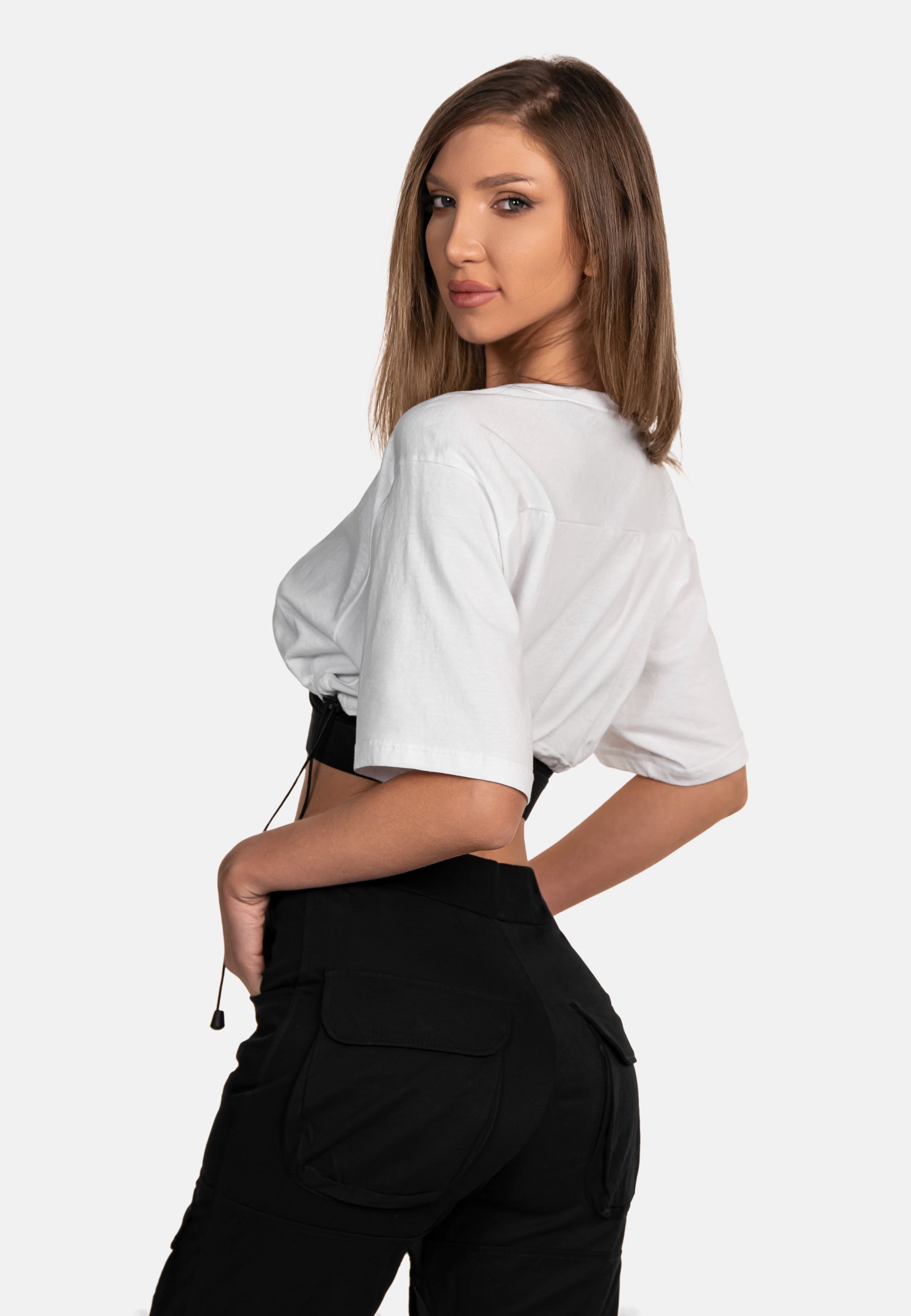 Oversized crop t-shirt - T21188