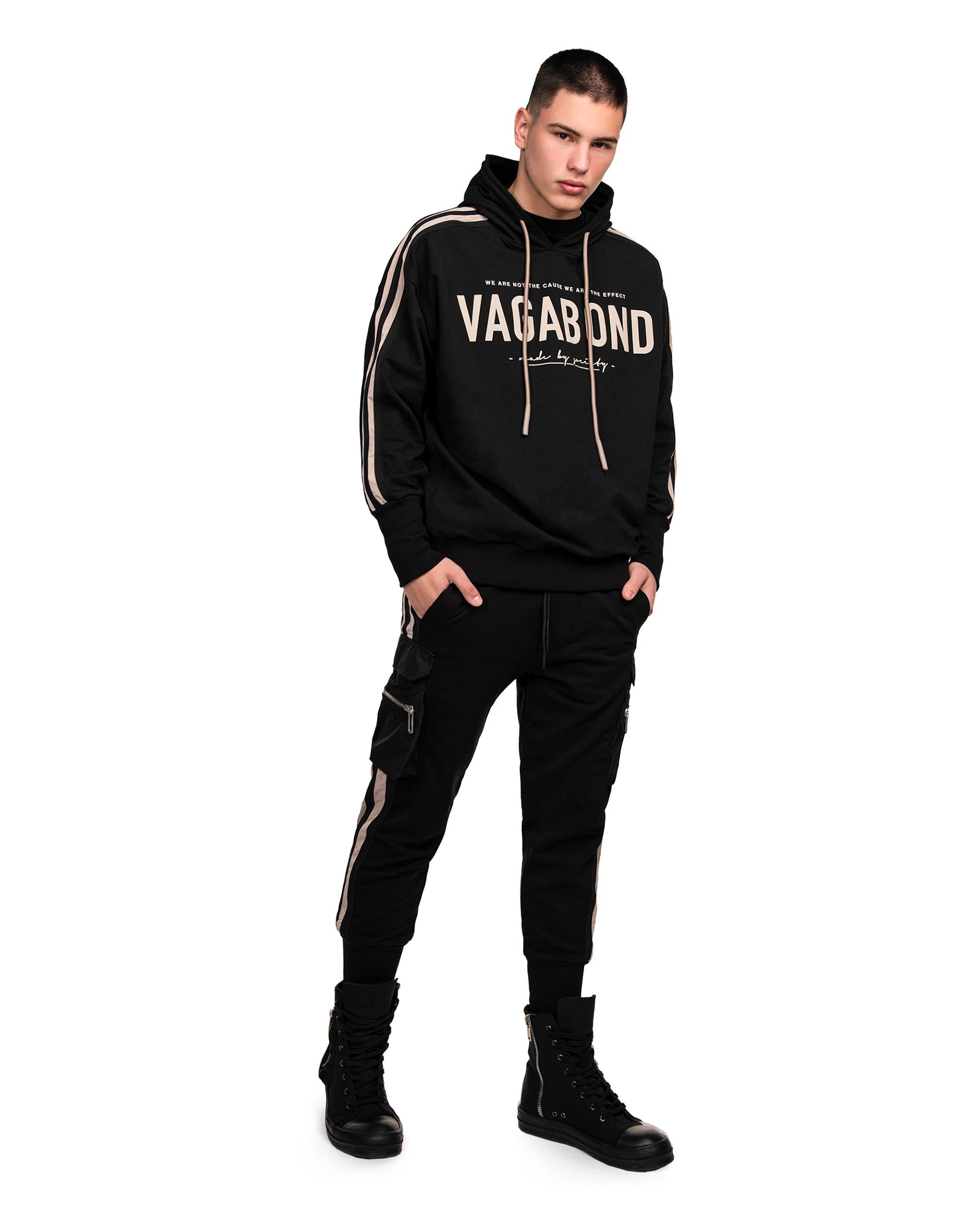 Bluza z kapturem Vagabond w paski - H12926