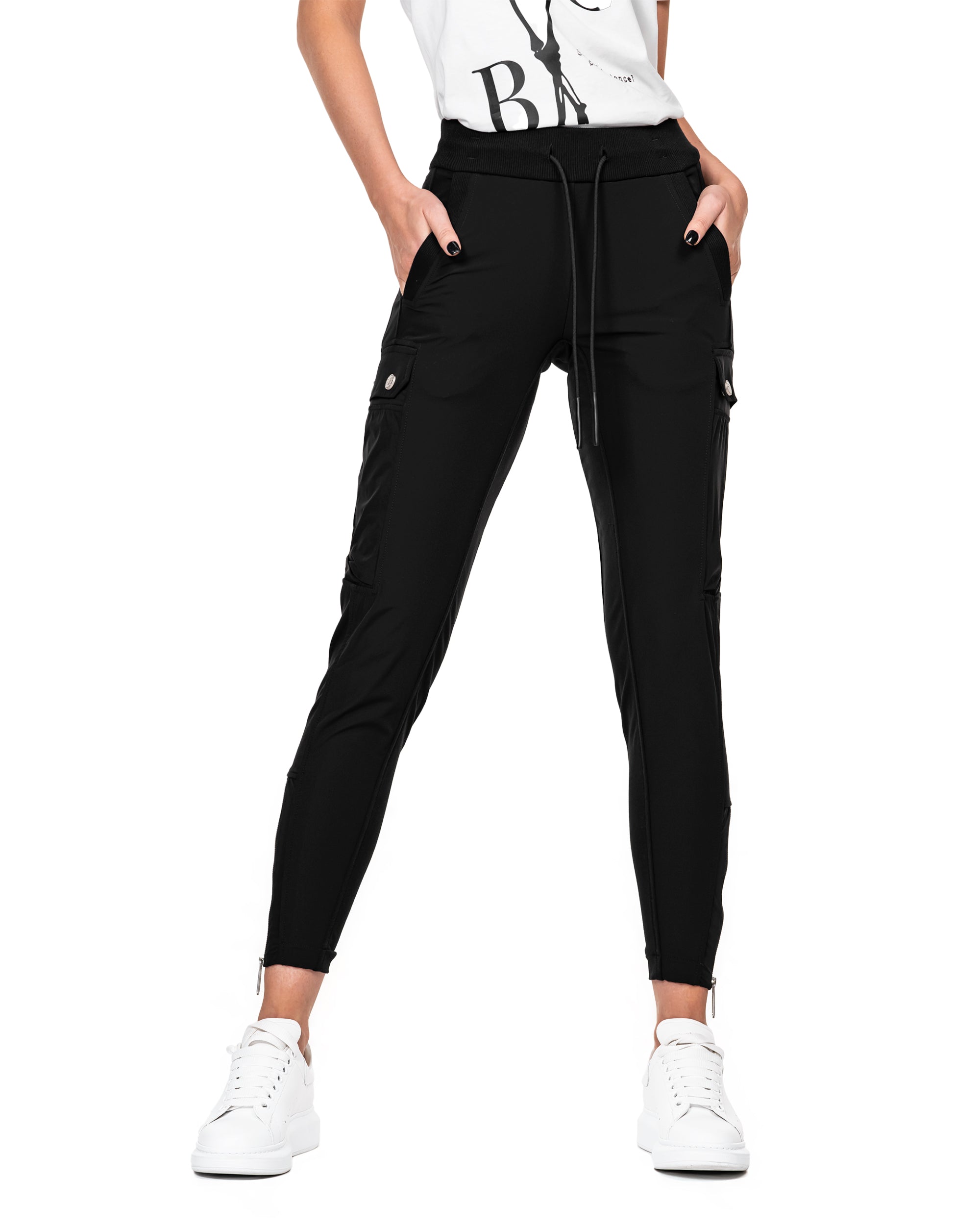Spodnie dresowe cargo - P22456