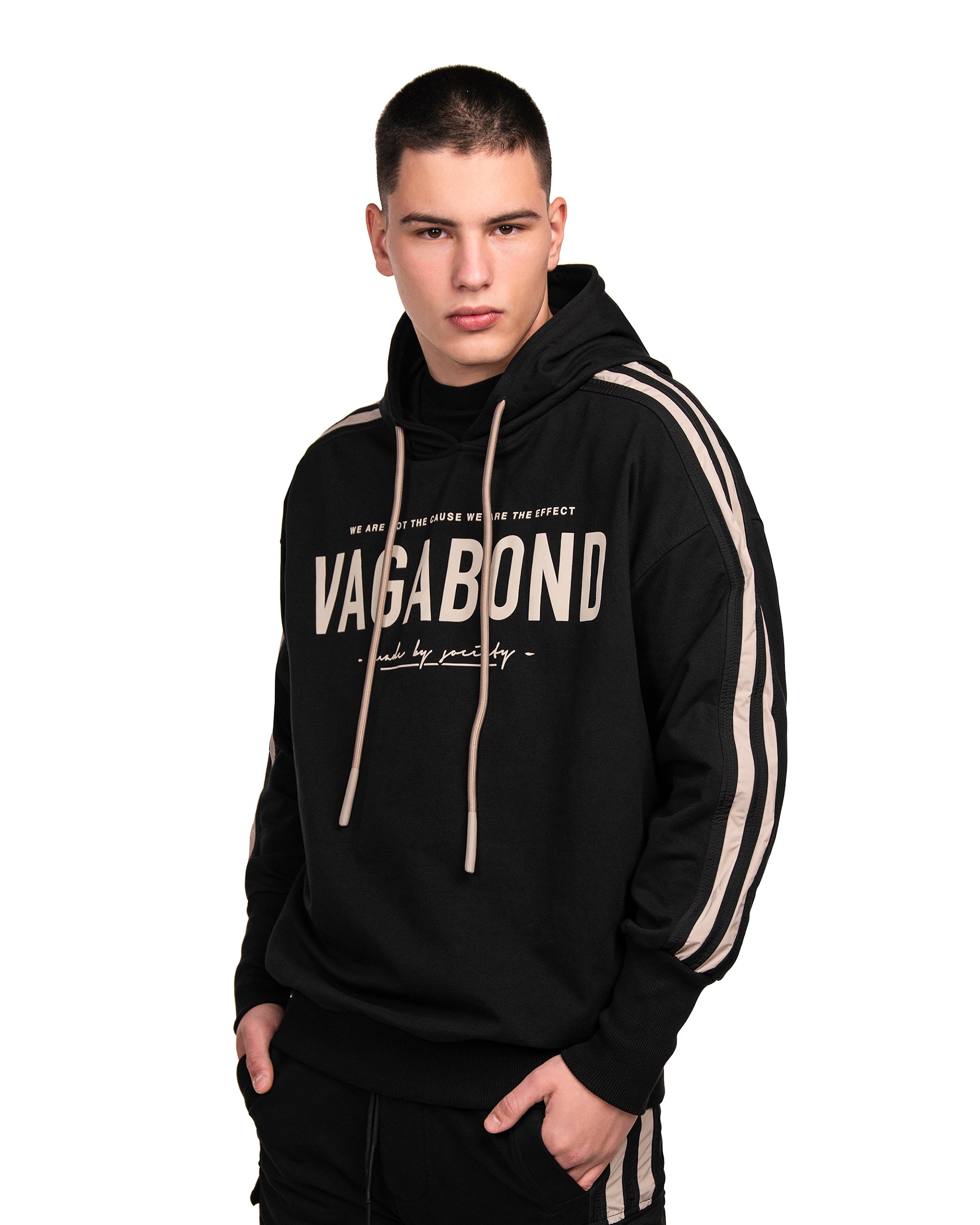 Bluza z kapturem Vagabond w paski - H12926