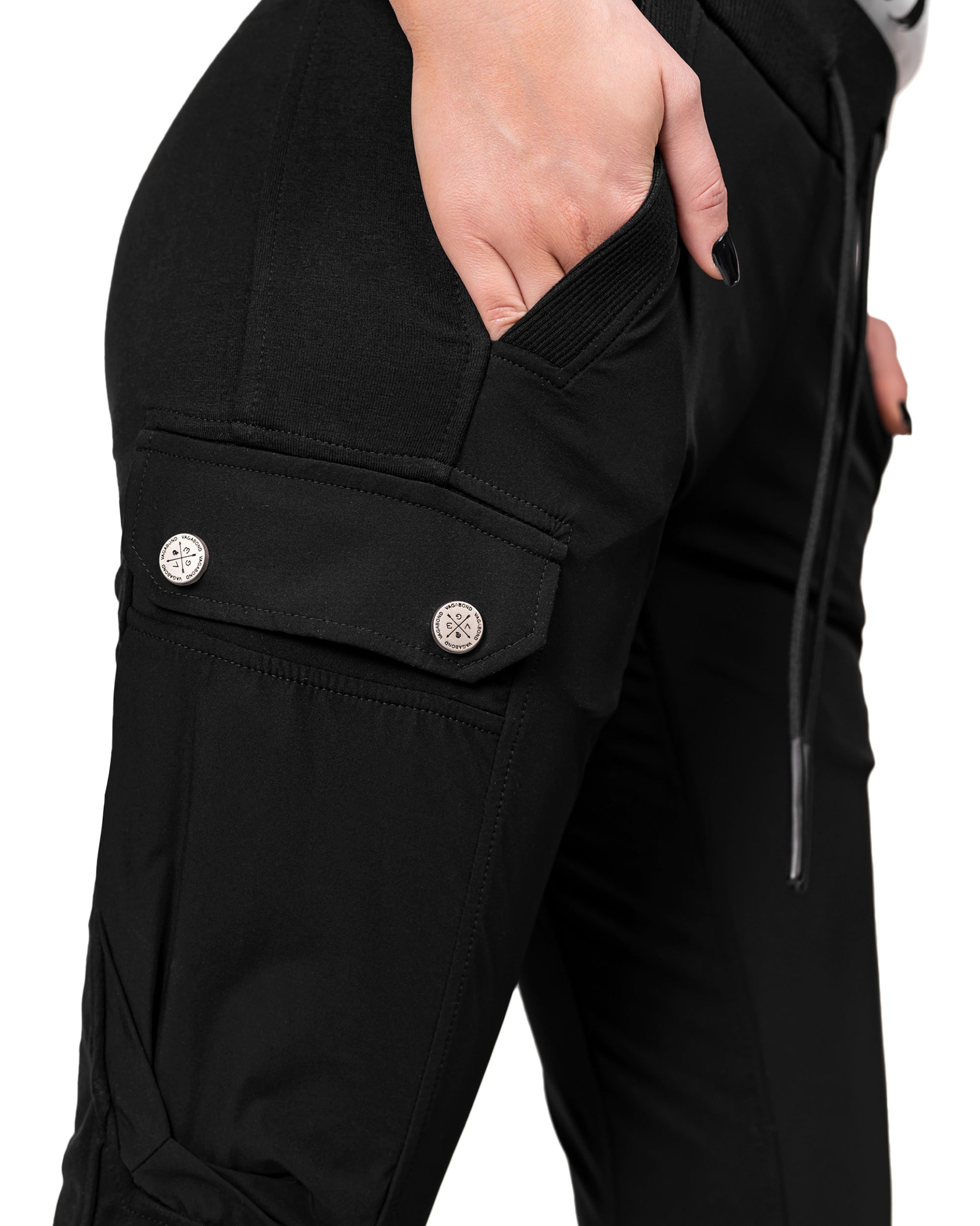 Spodnie dresowe cargo - P22456