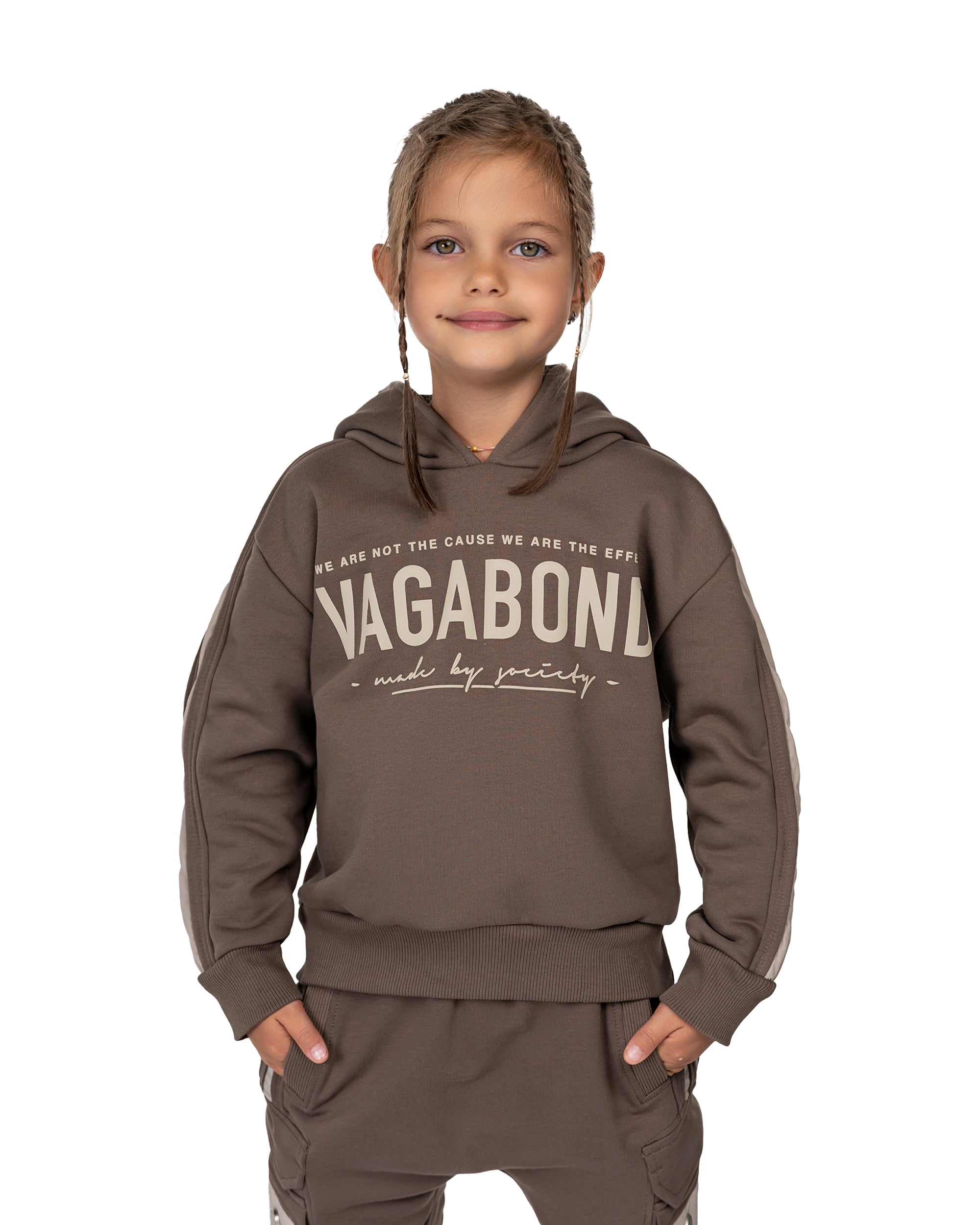 Bluza z kapturem Vagabond w paski - H33096
