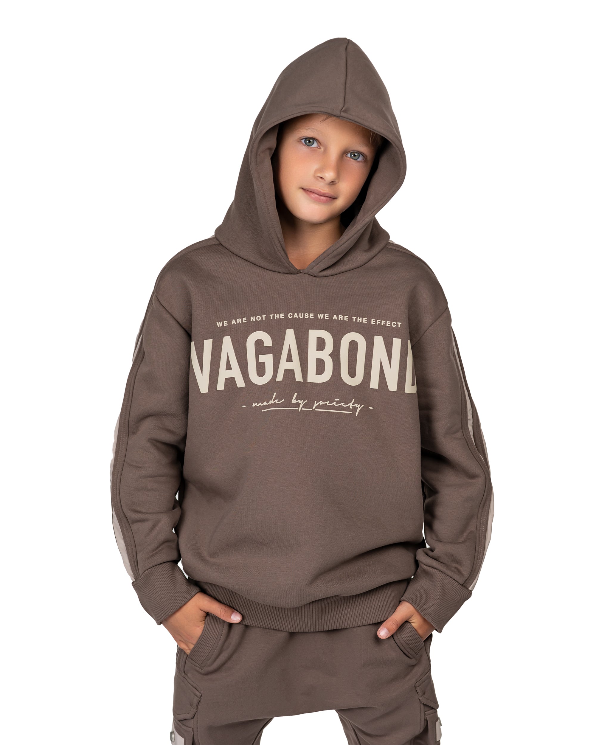 Bluza z kapturem Vagabond w paski - H33096