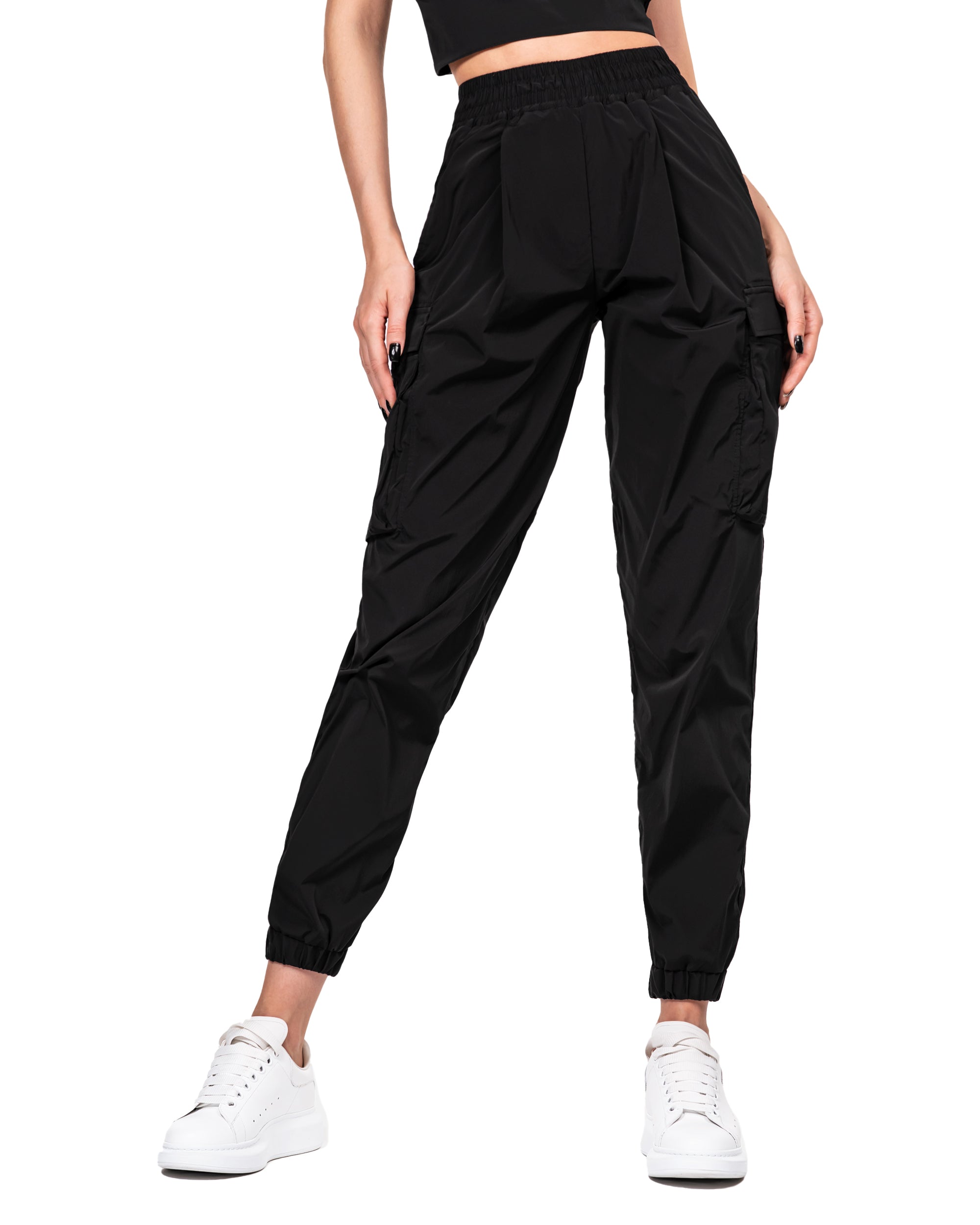 Spodnie dresowe cargo - P23675