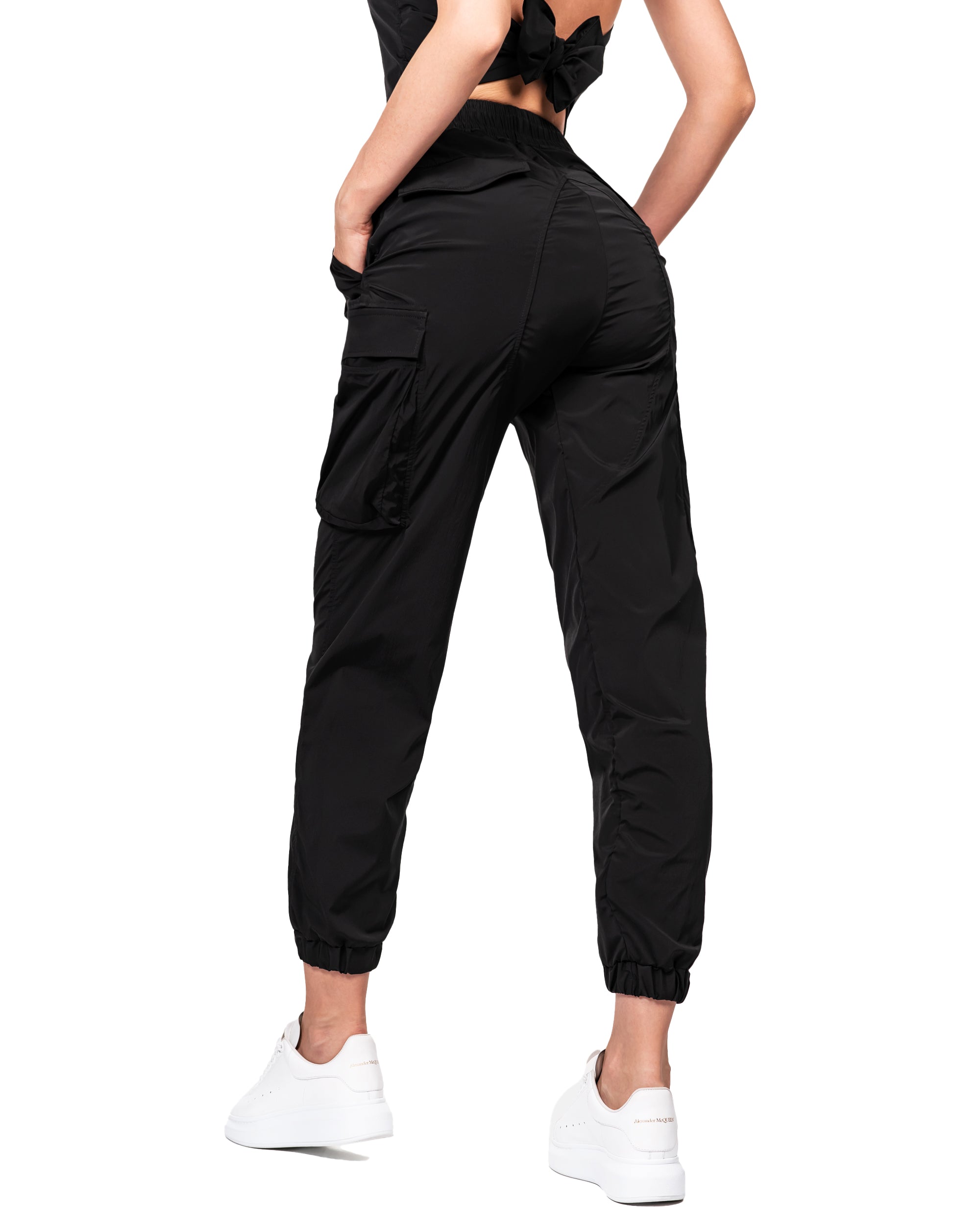Spodnie dresowe cargo - P23675