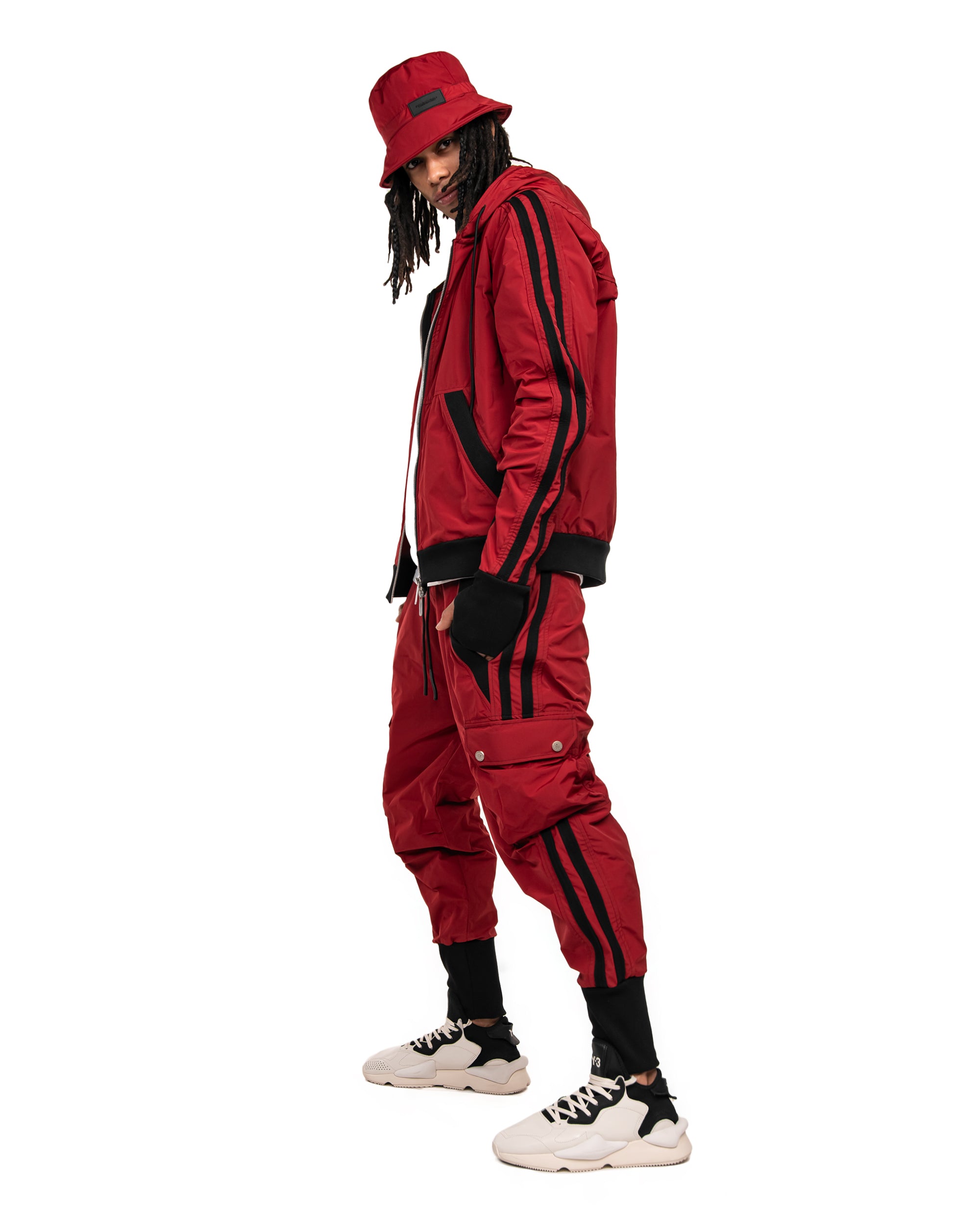 Vertical lines cargo pants - P12532