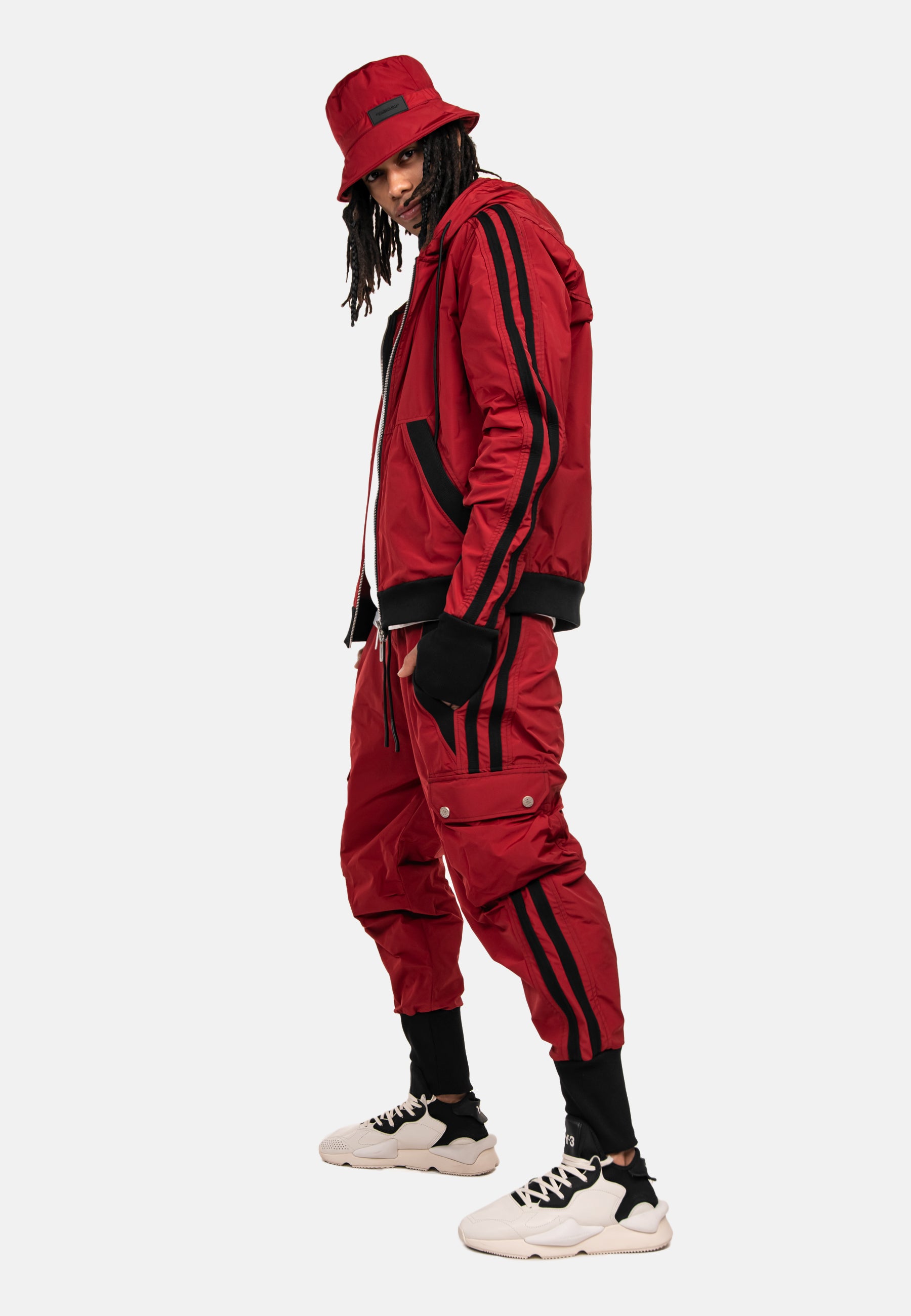 Vertical lines cargo pants - P12532