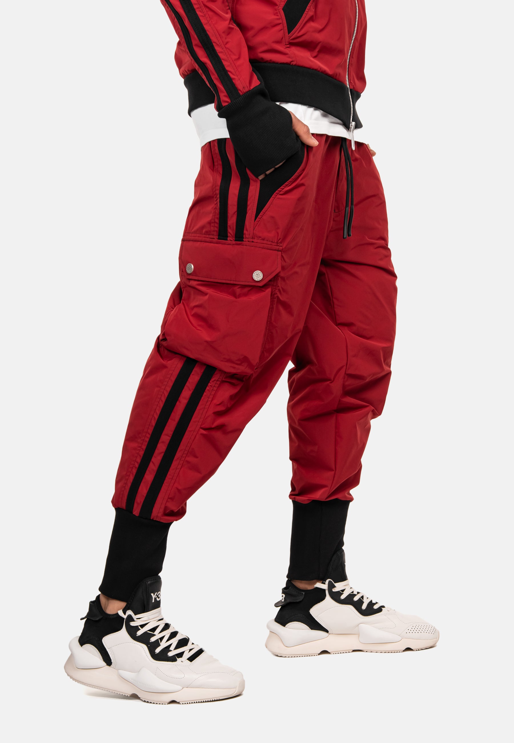 Vertical lines cargo pants - P12532