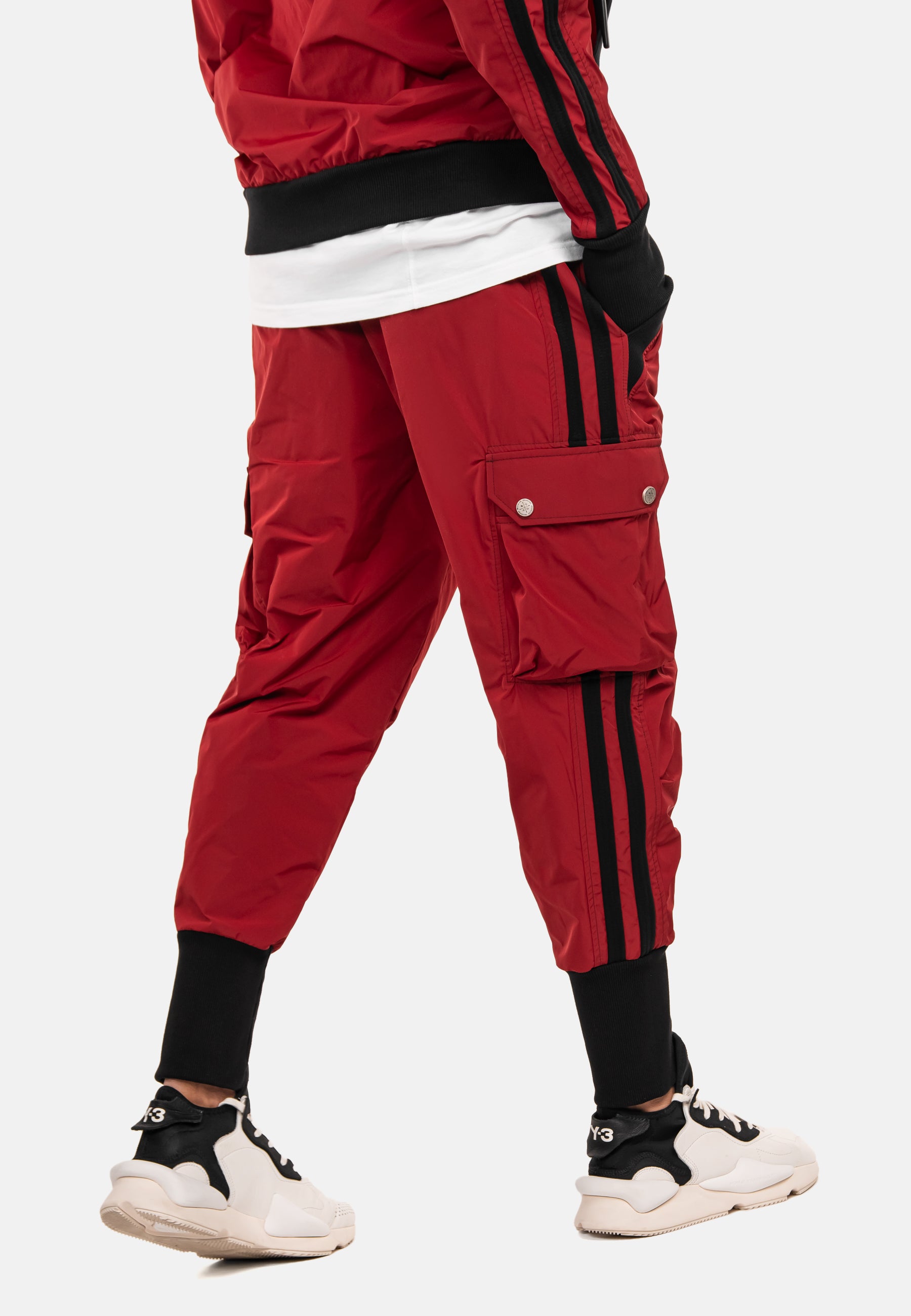 Vertical lines cargo pants - P12532