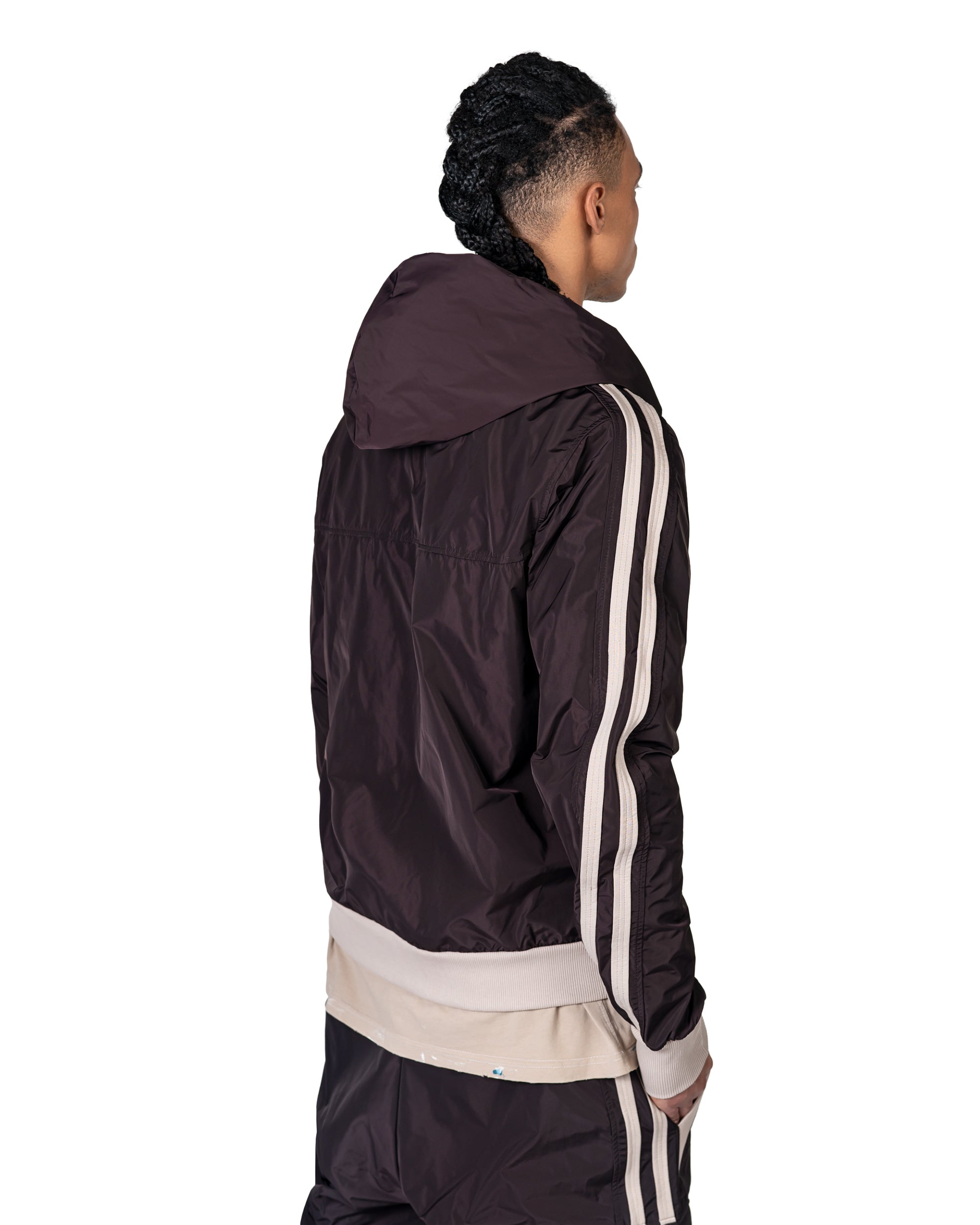 Bluza z kapturem w paski - H14115