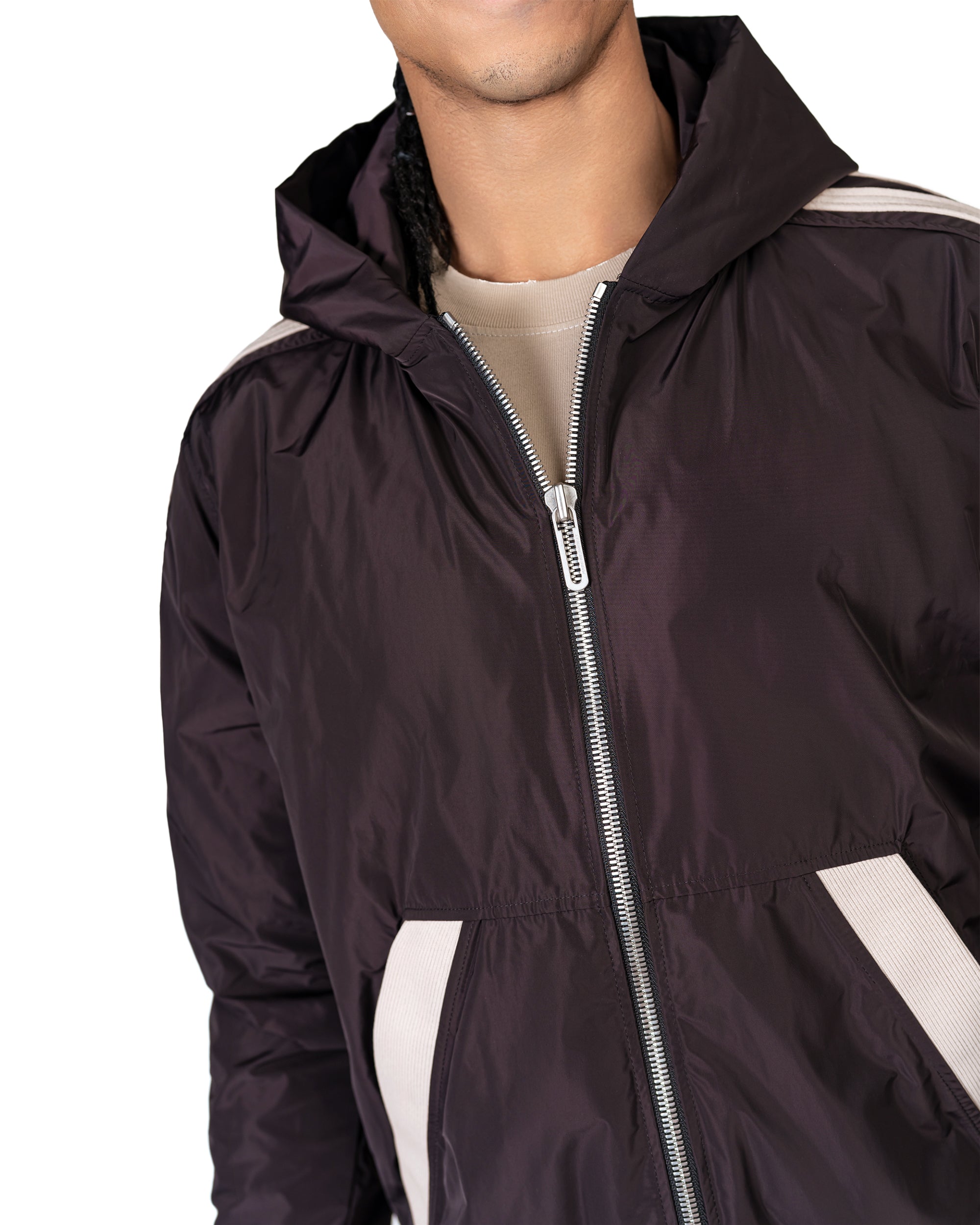 Bluza z kapturem w paski - H14115