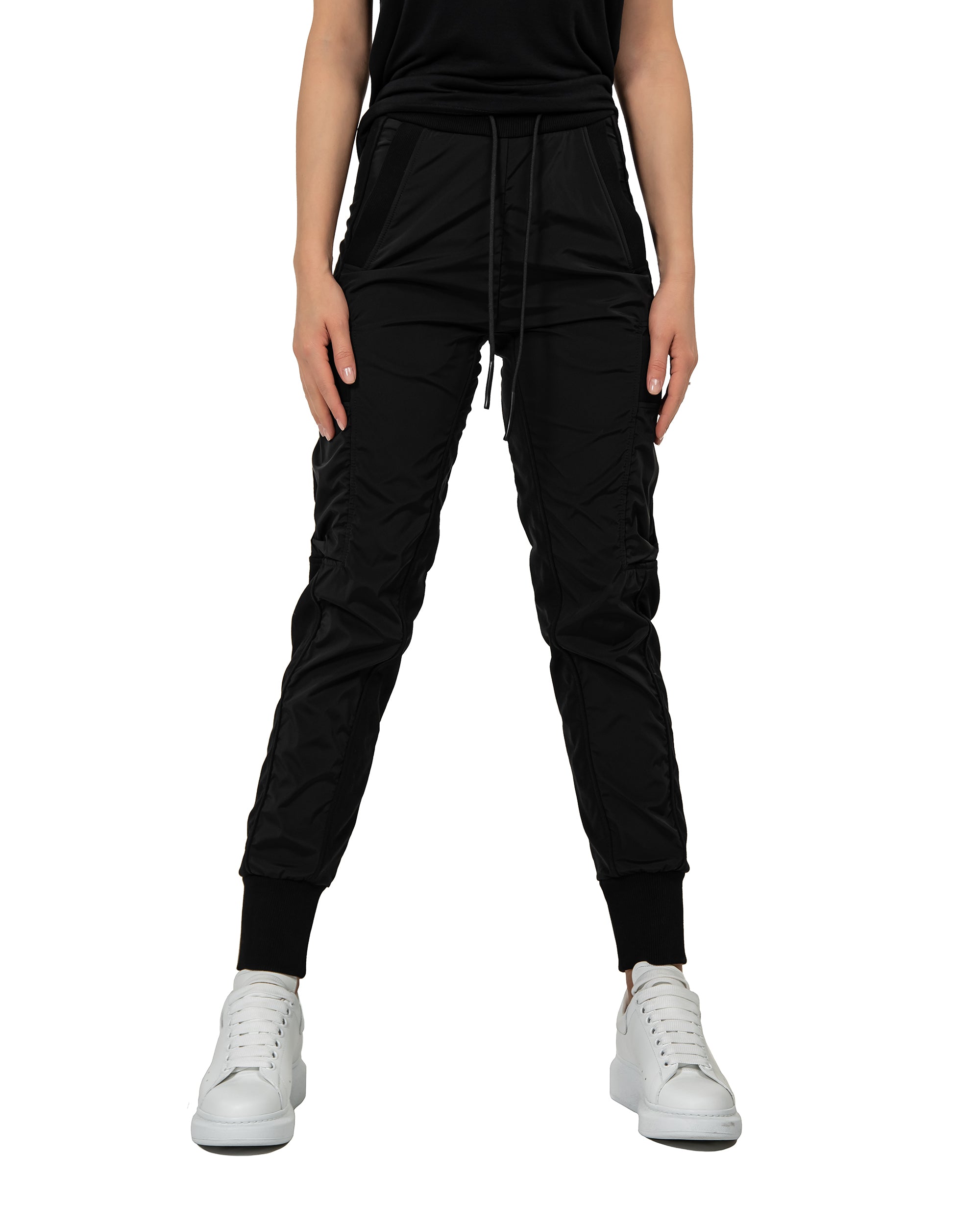 Spodnie jogger z dolnym brzegiem - P22272