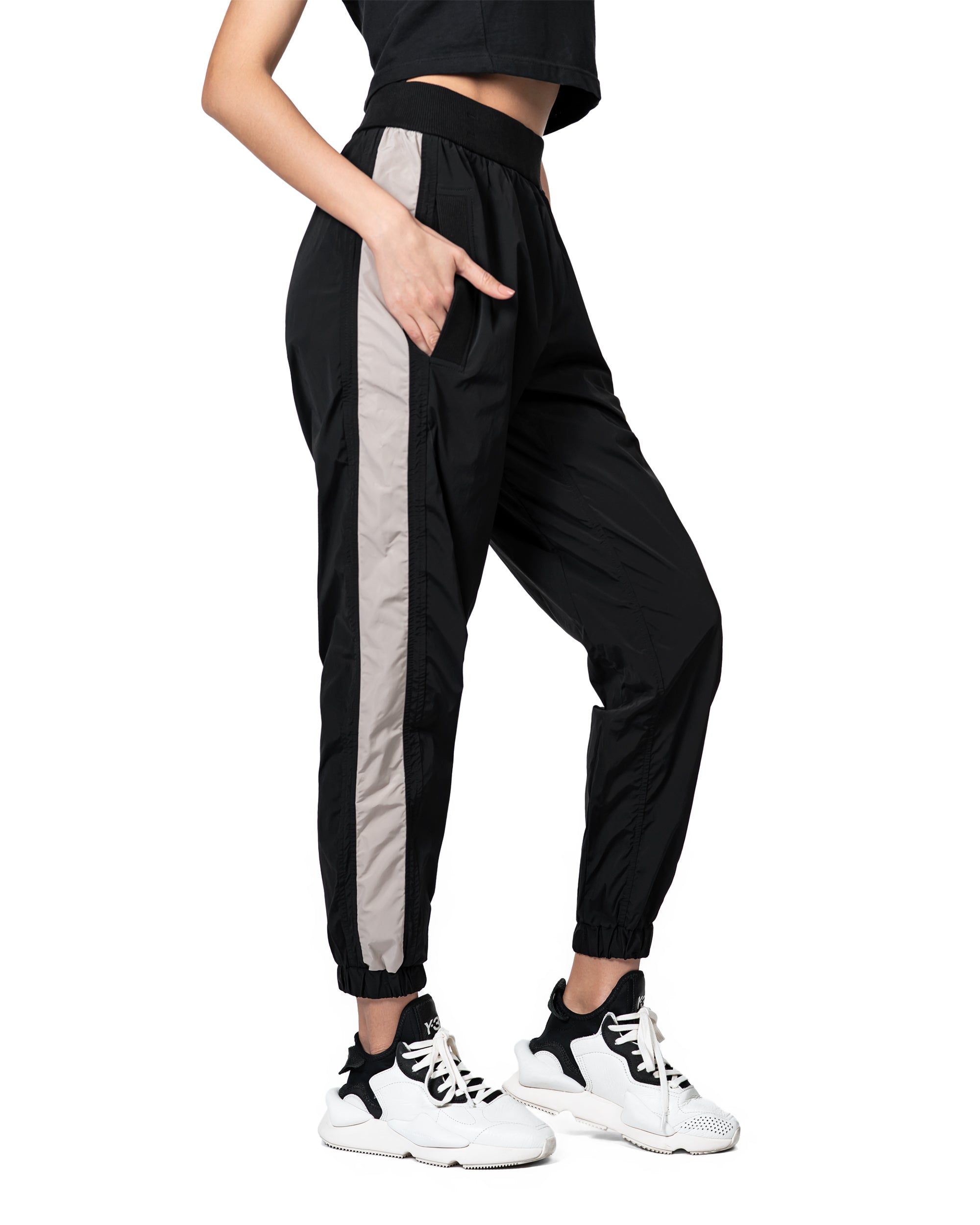 Spodnie jogger opaskowe - P23695