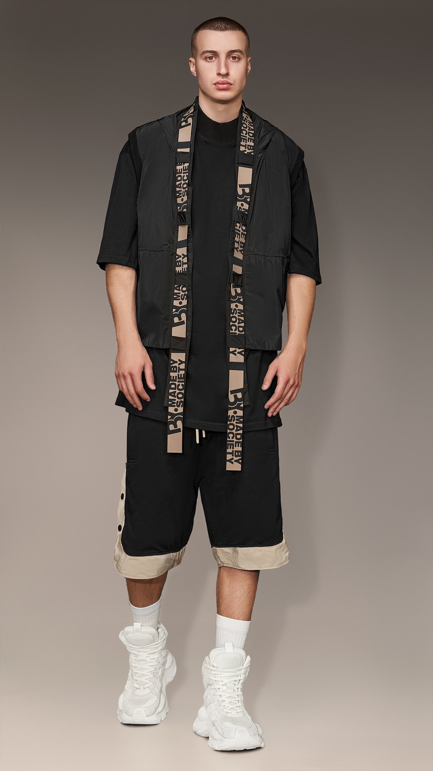Bluza z kapturem "Made By Society" - H15599
