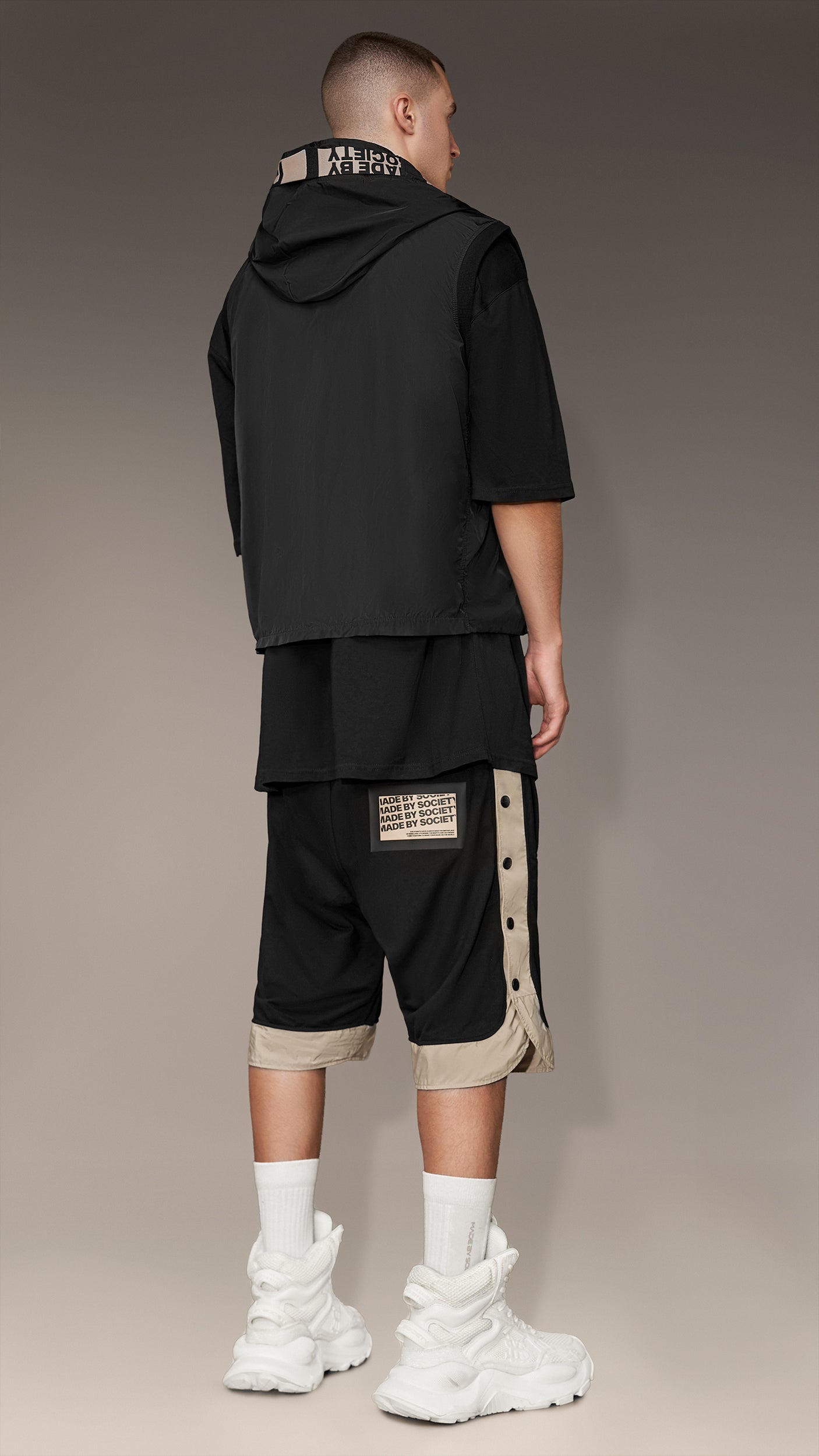 Bluza z kapturem "Made By Society" - H15599