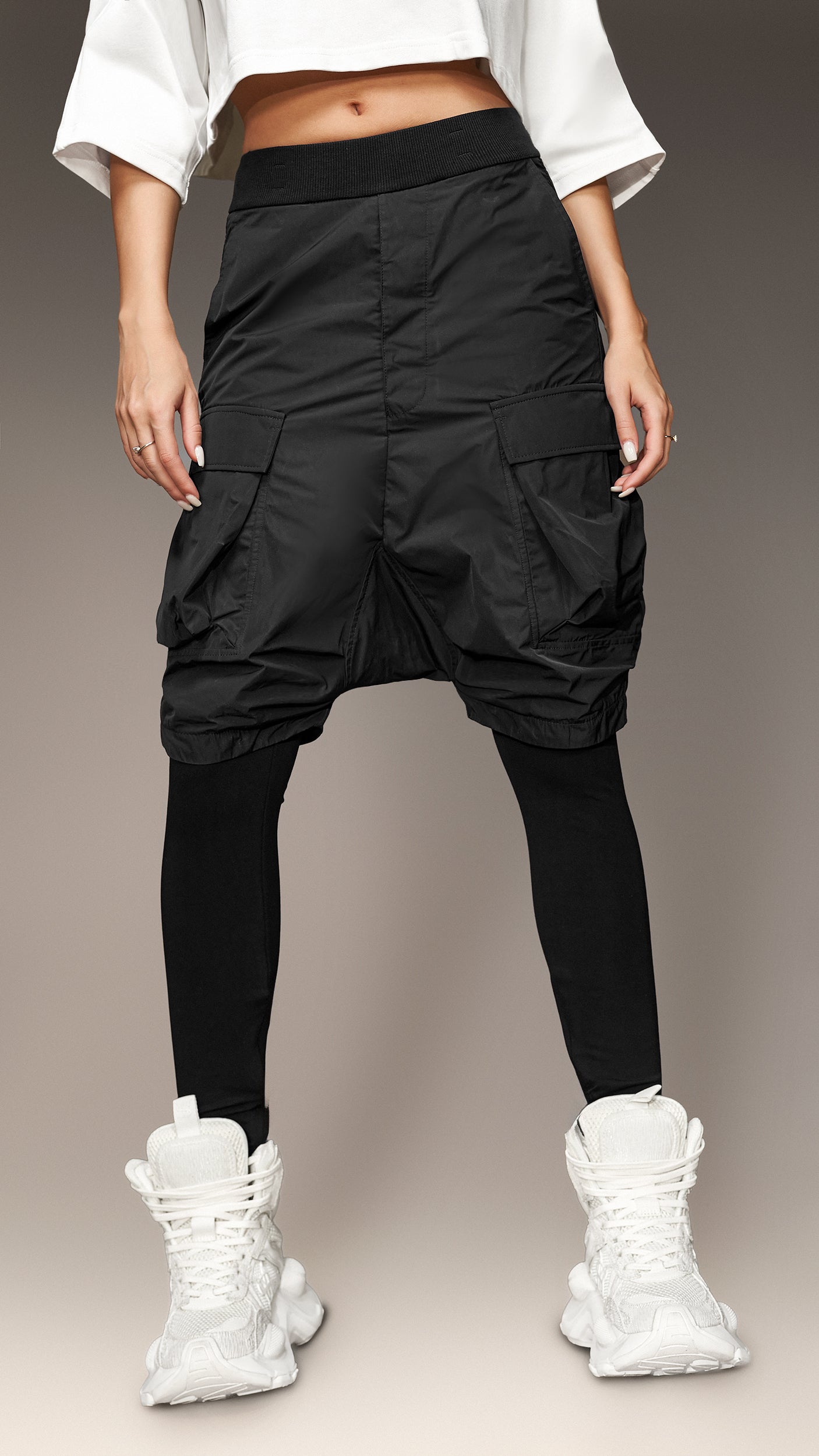 Bermudy z legginsami - B2992