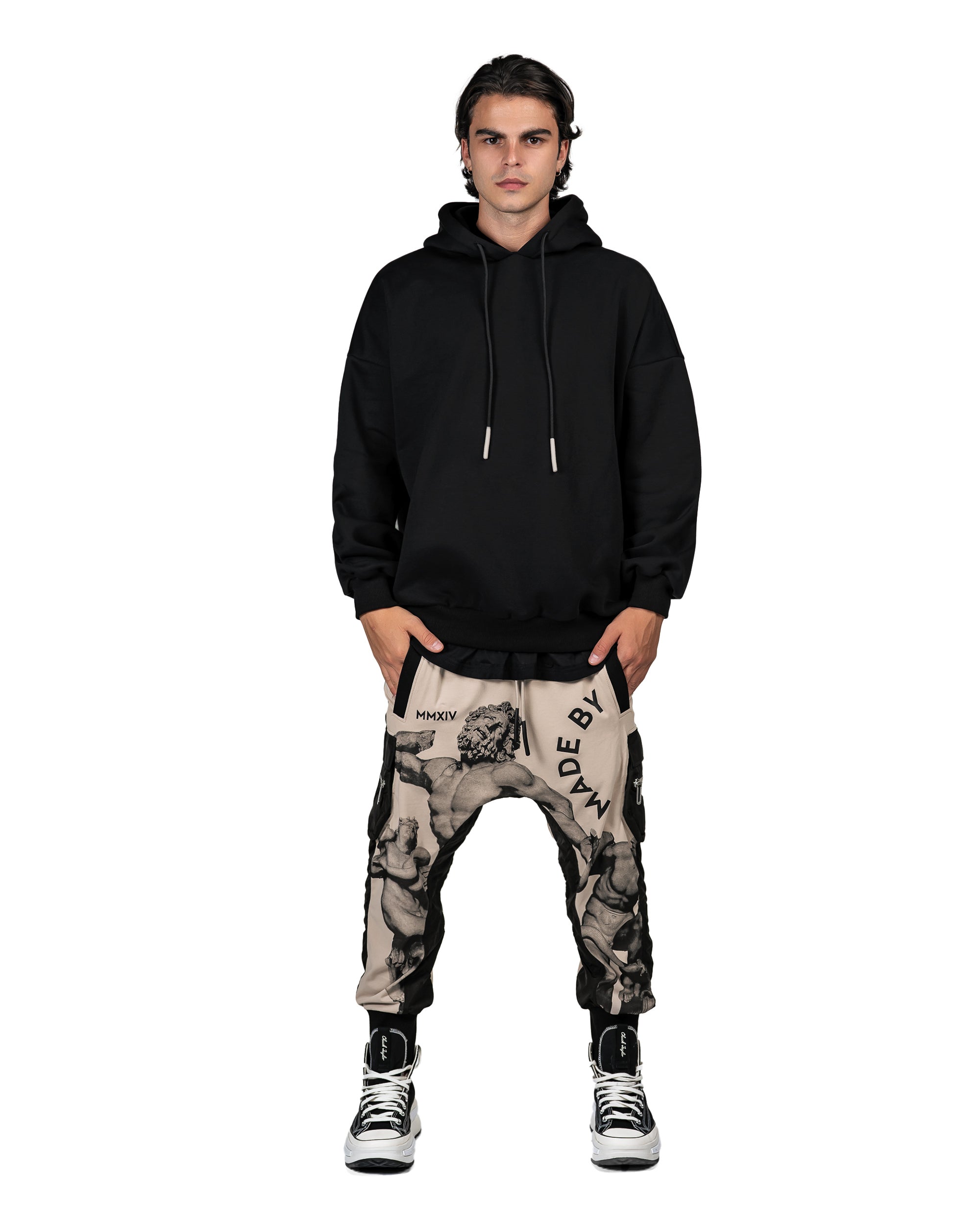 Printed cargo pants - P14377