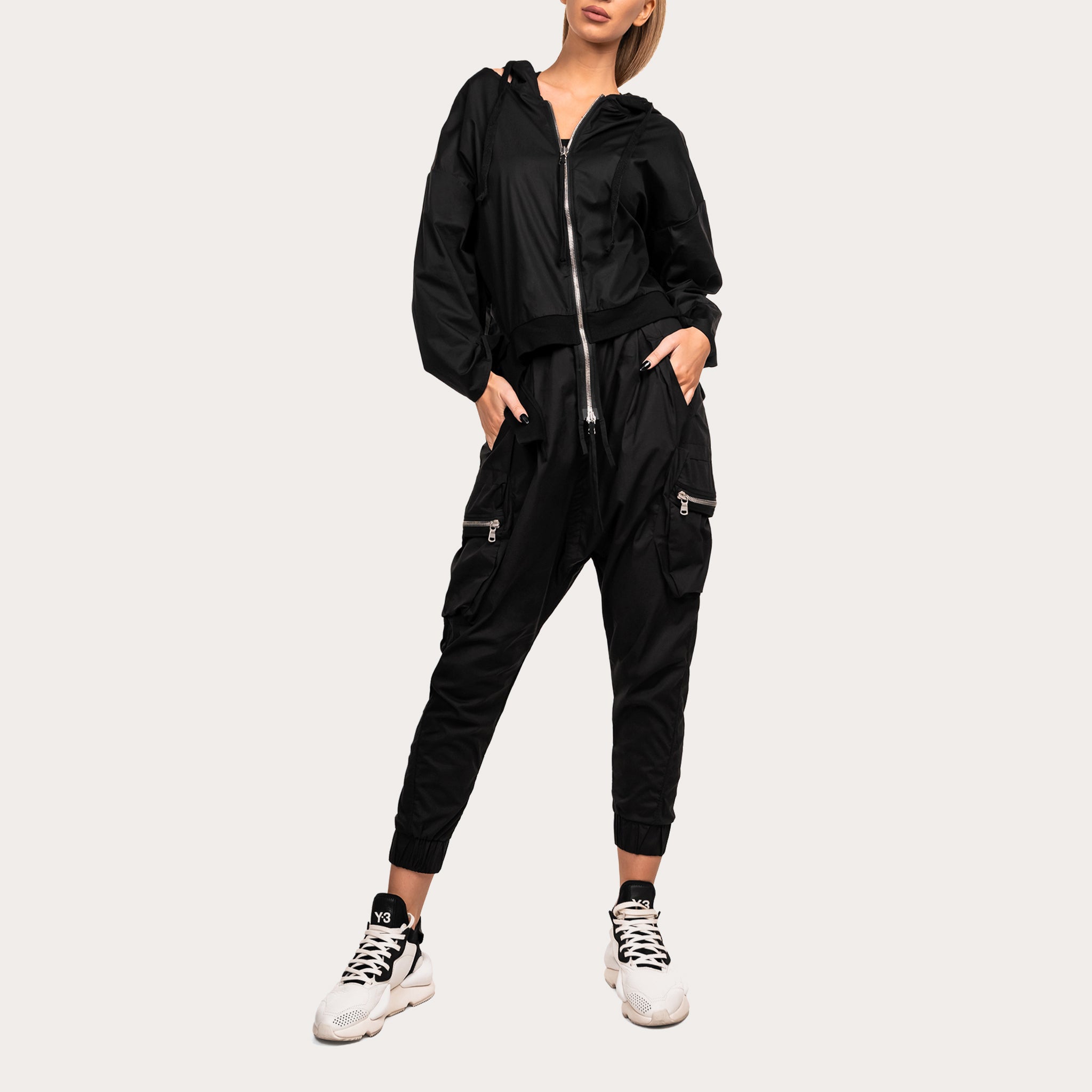 Spodnie jogger typu drop - P21225