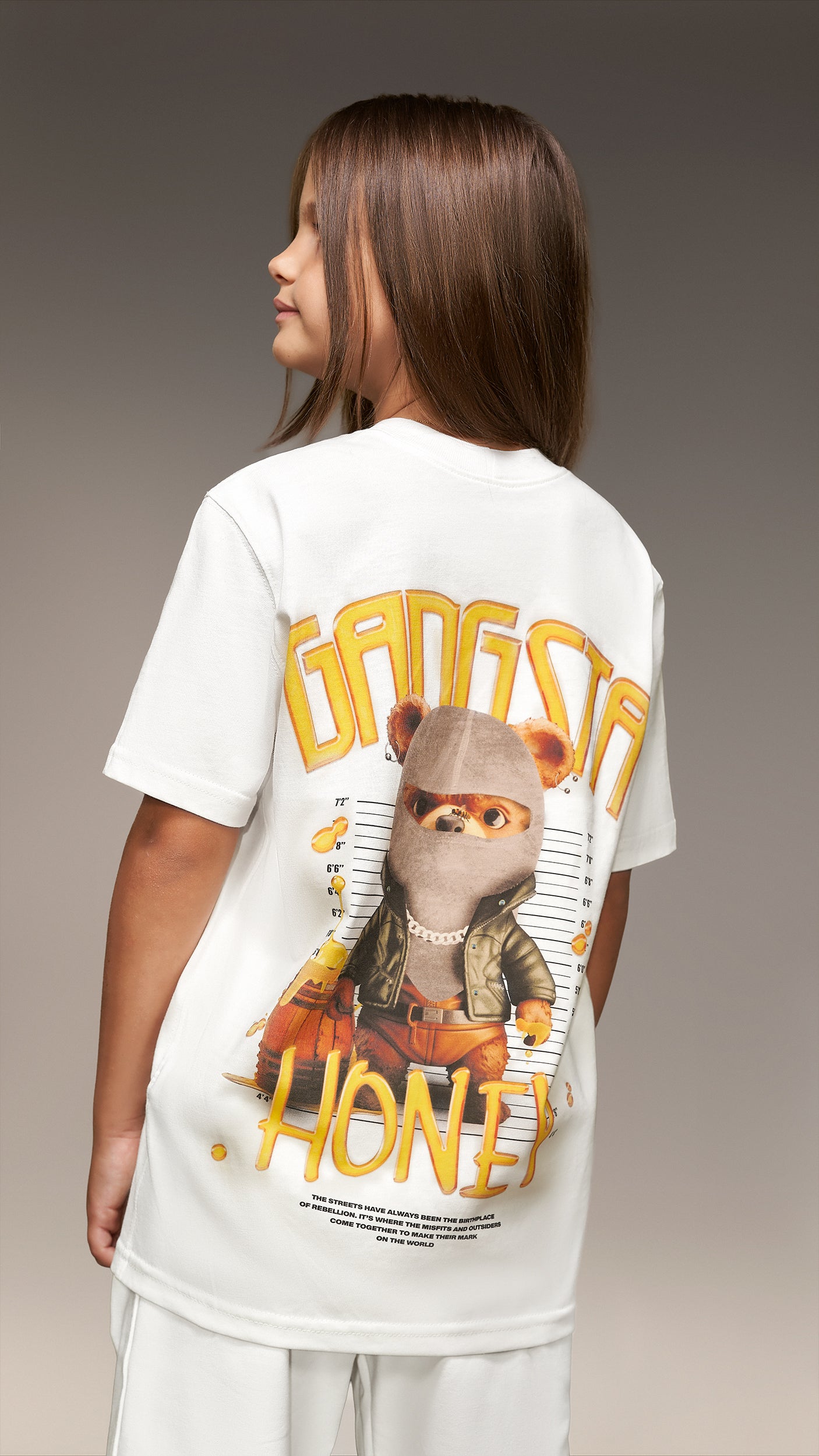 Miodowa koszulka Gangsta - T34784