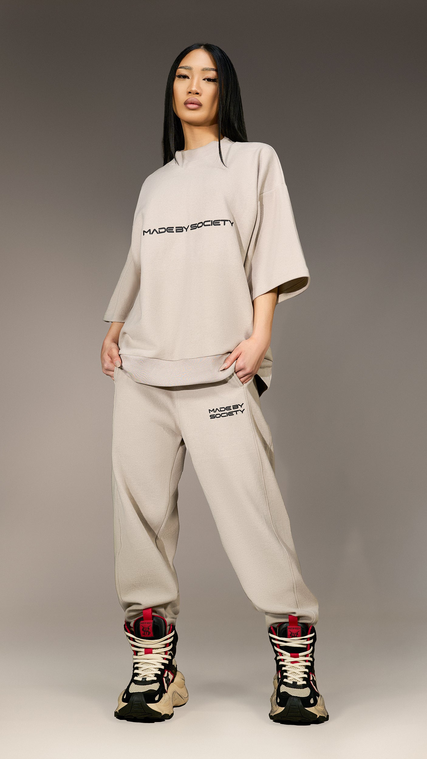 Pantaloni Jogger "Made by Society" - P26070