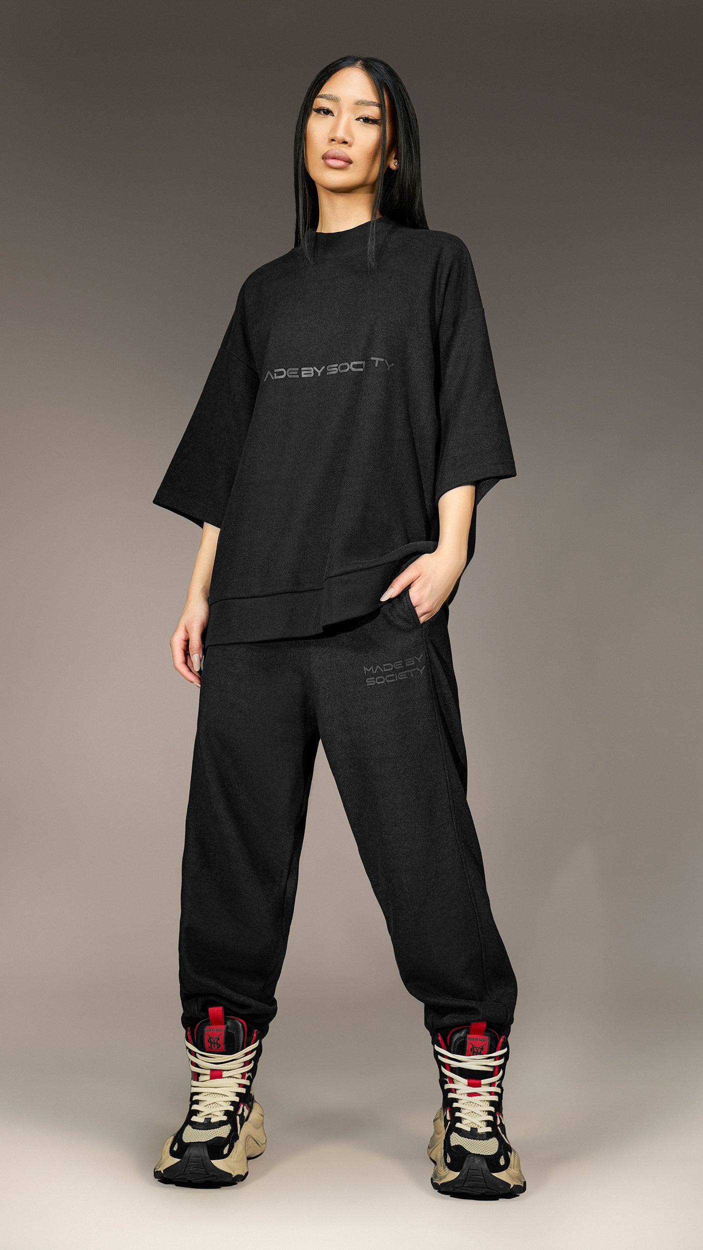 Oversize'owy T-shirt Made by Society - T26063