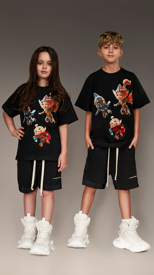 Bermuda Shorts with Studs - B36250