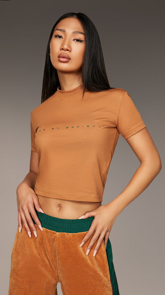 Cropowany T-shirt - T26755