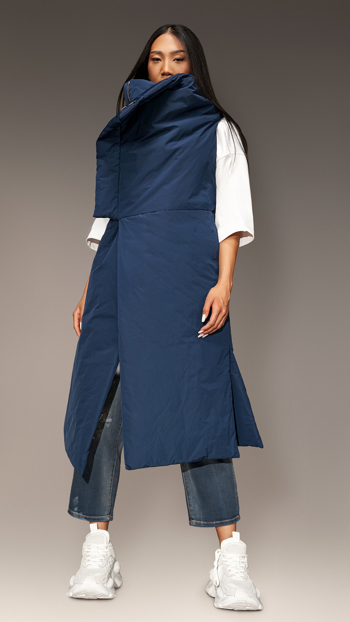 Vestă oversized - V24617