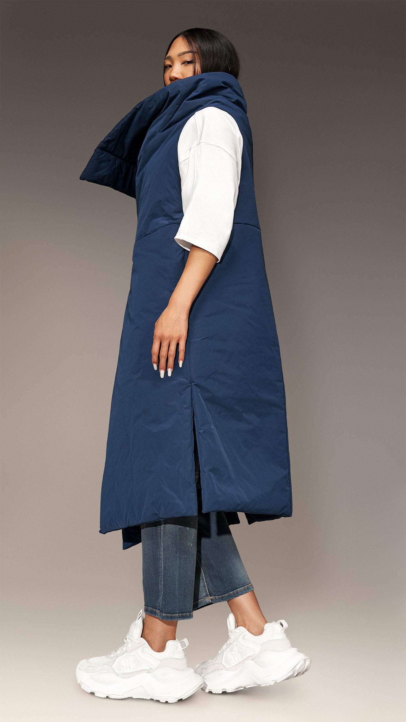 Vestă oversized - V24617
