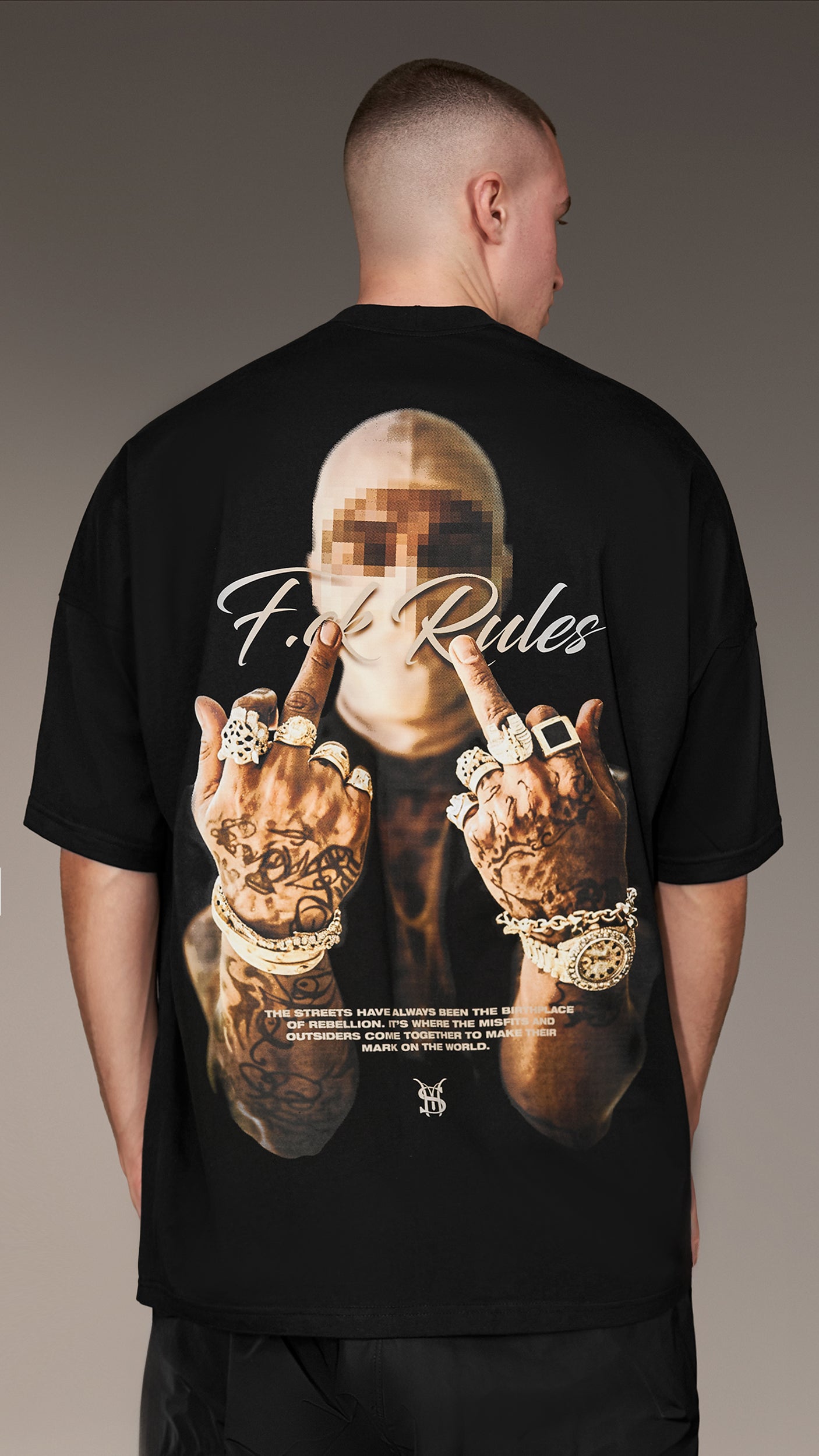 T-shirt "F*ck Rules" - T16806