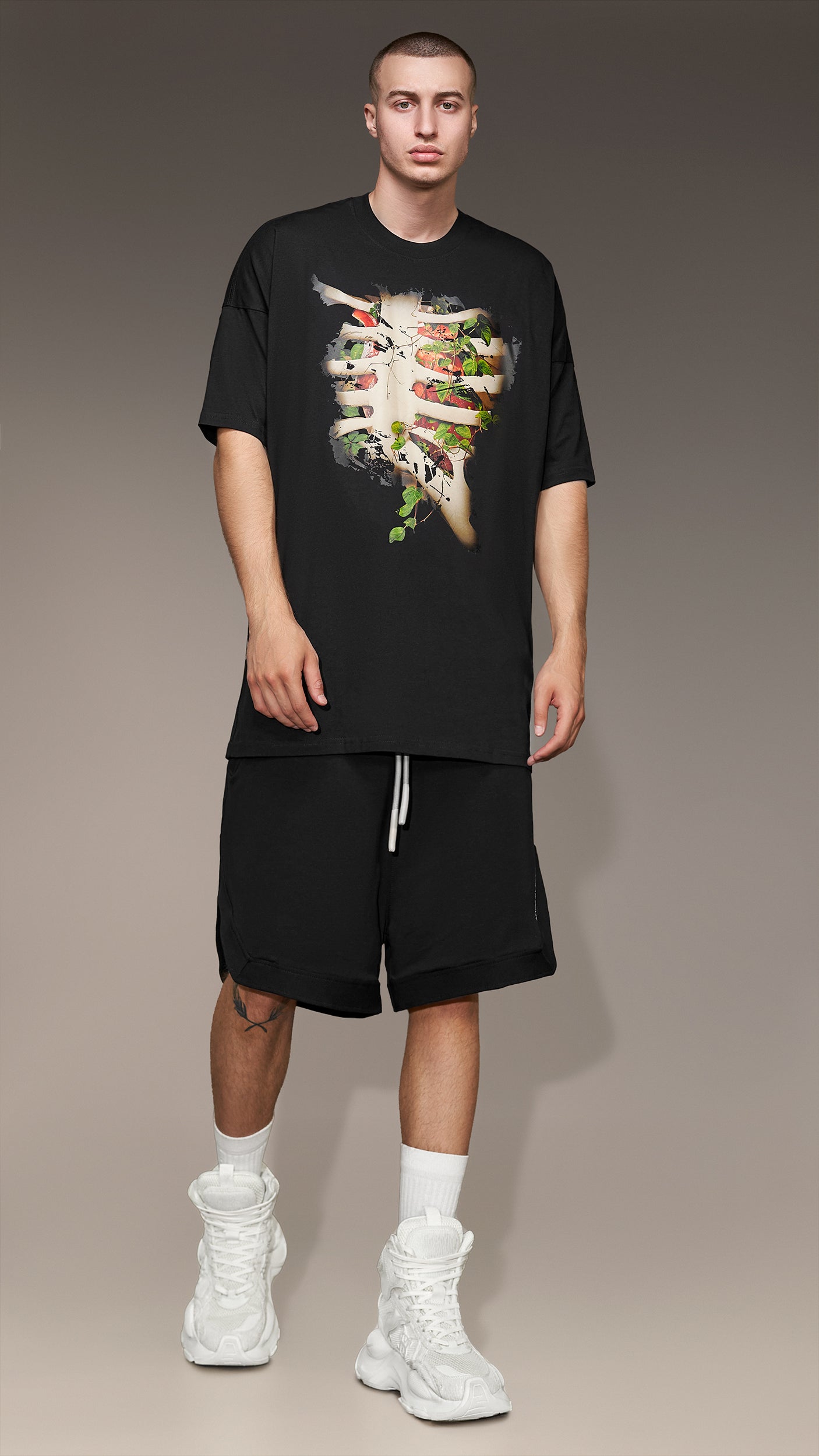 Tricou „Skeleton Roses” -T15074