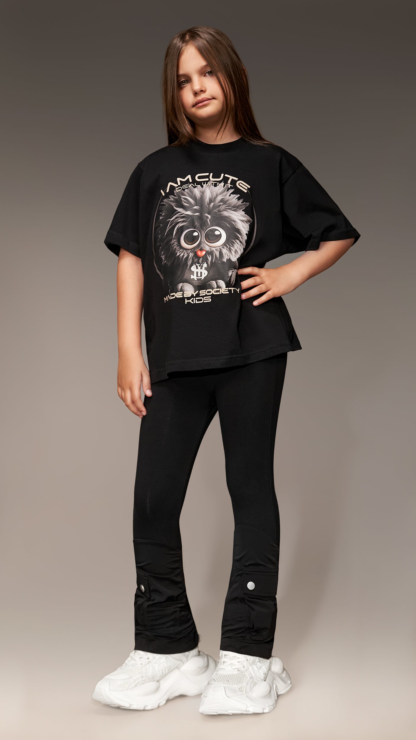Oversized T-shirt "I AM CUTE" – T35953