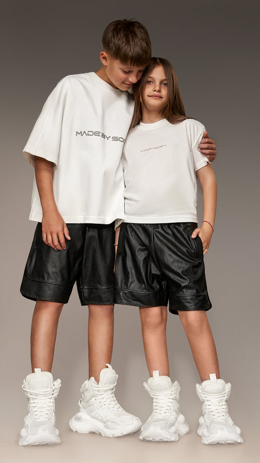Faux Leather Shorts - B35234