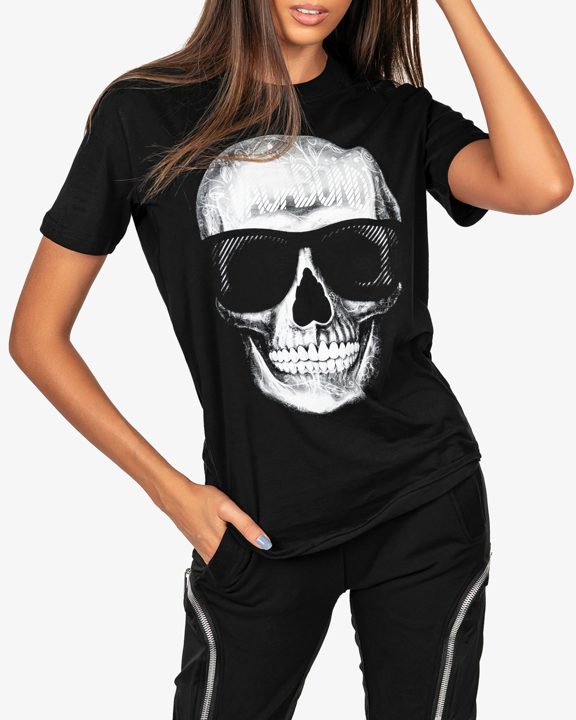 Koszulka z czaszką włóczęgi - T23832