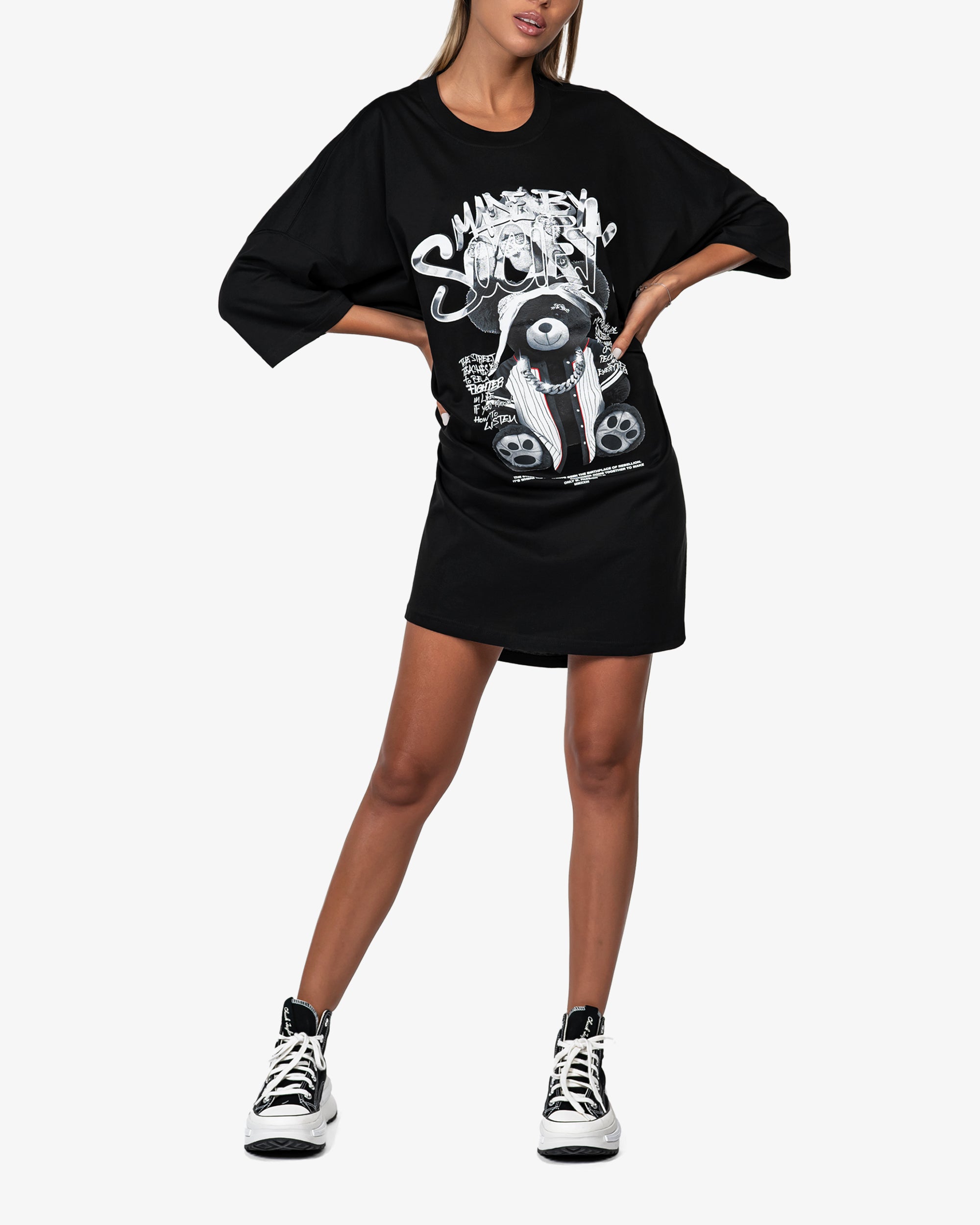 Oversized bear t-shirt - T24739